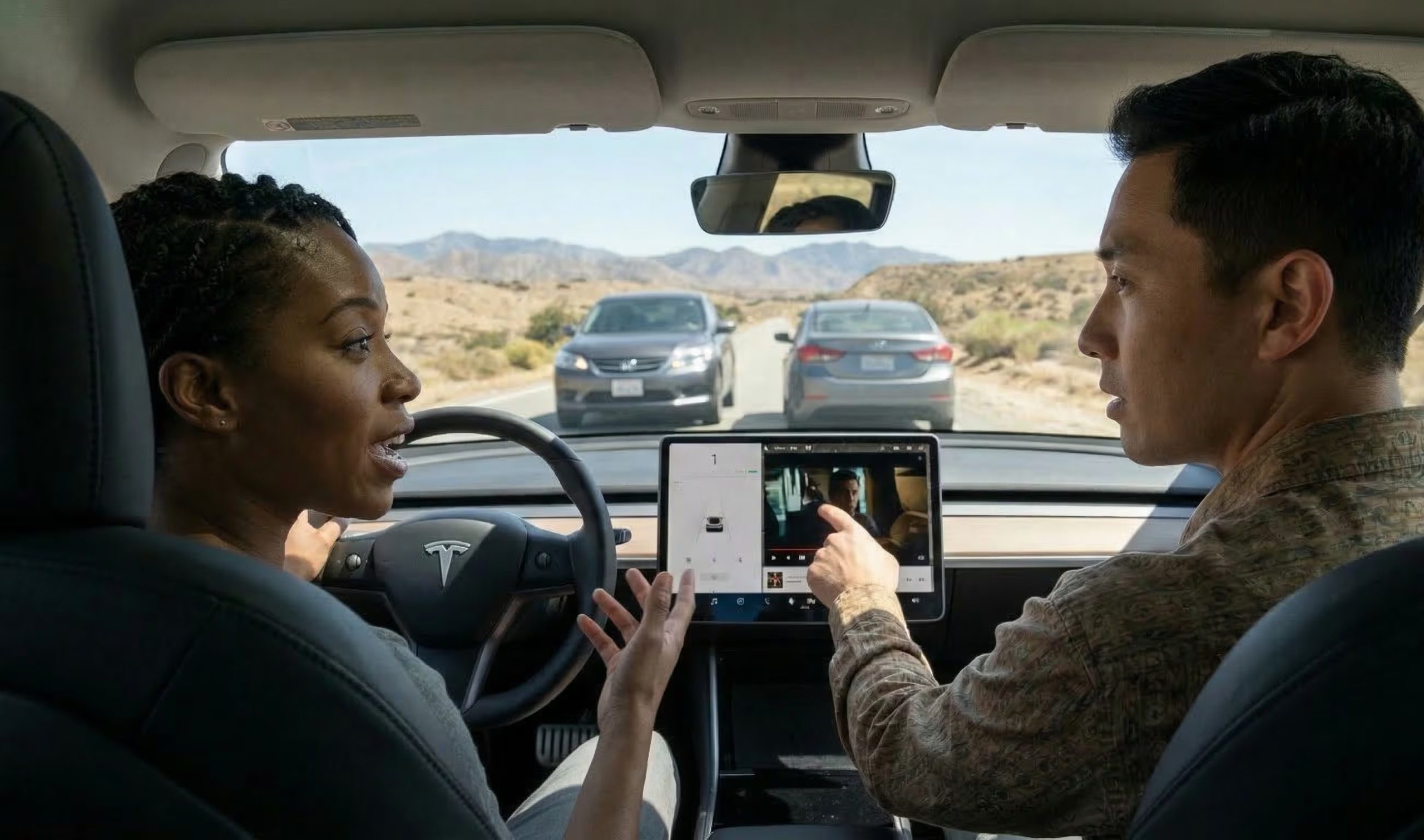 La expansión de funciones multimedia en los vehículos redefine los hábitos al volante y desafía las políticas de prevención vial en Estados Unidos (Imagen Ilustrativa Infobae)