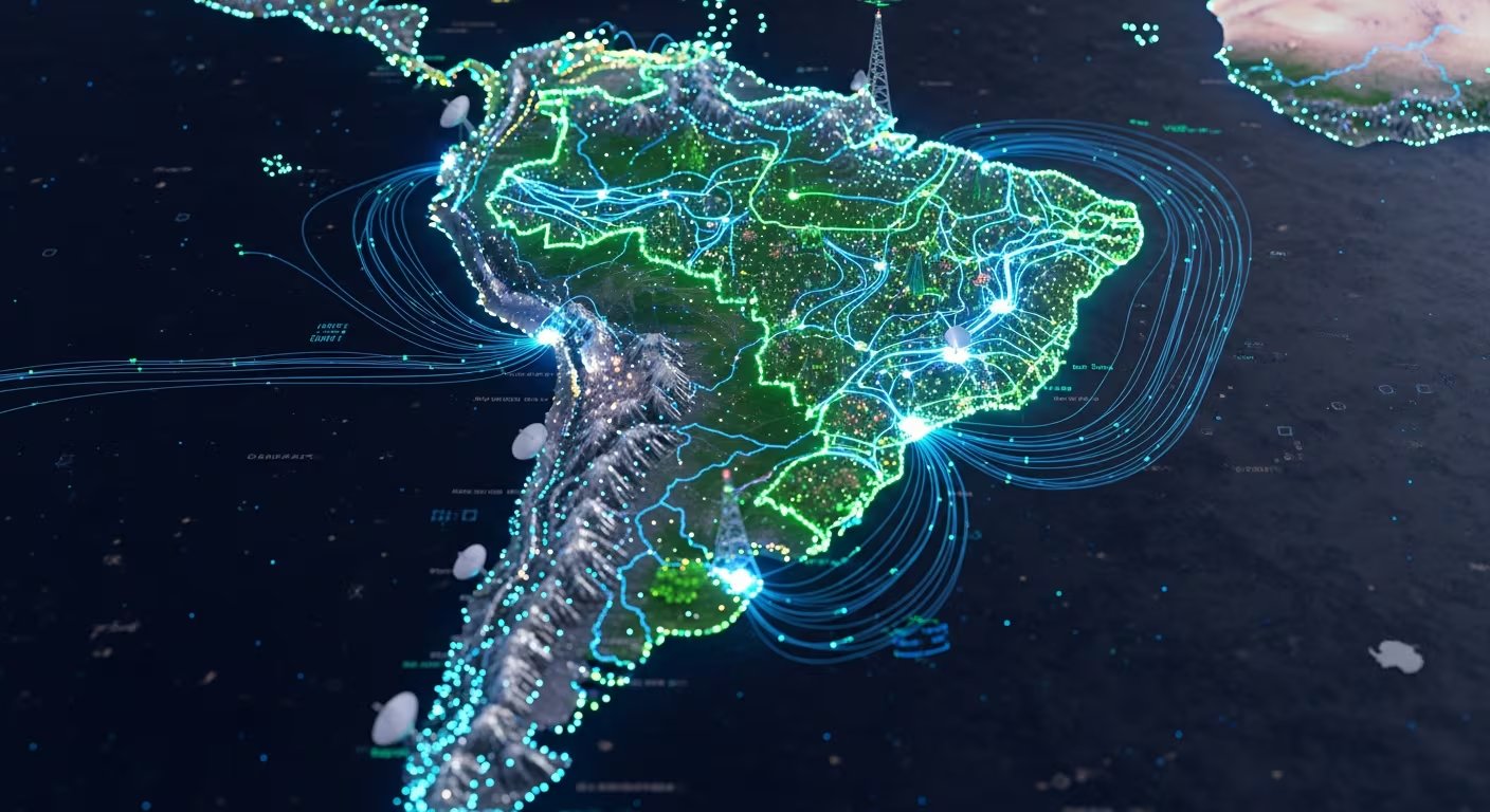 Países como Brasil, Argentina y Chile atraen capital extranjero para centros de datos, promoviendo ecosistemas digitales integrados regionalmente. (Imagen Ilustrativa Infobae)