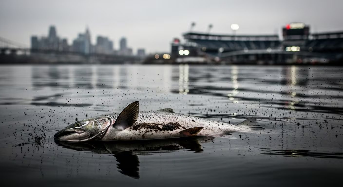 Las concentraciones de contaminantes en el drenaje de campos sintéticos superan los niveles letales para juveniles de salmón coho, según estudios científicos (Imagen Ilustrativa Infobae)