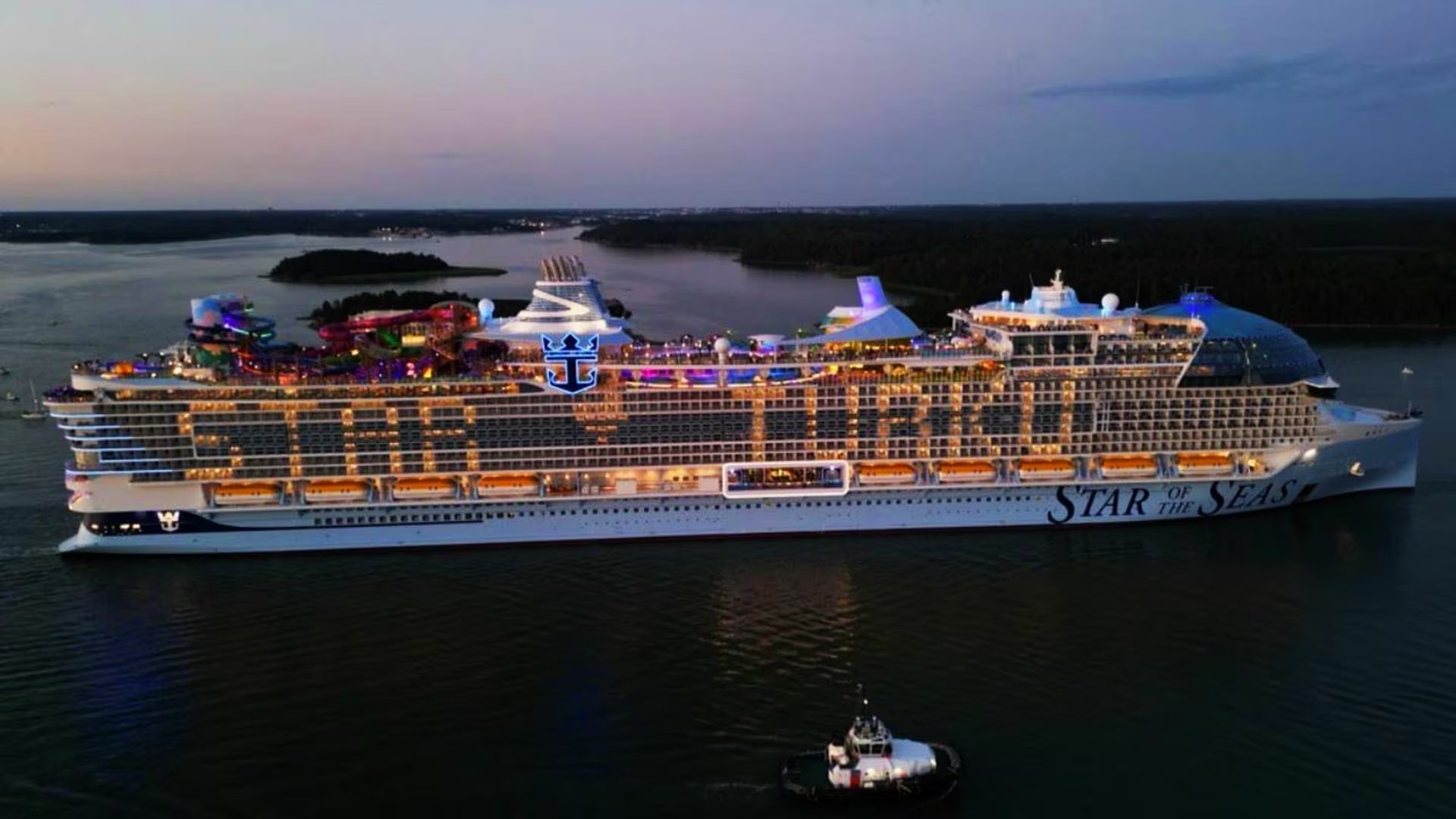 La demanda récord impulsa la construcción de barcos como el Star of the Seas, con capacidad para más de 5.600 pasajeros y propuestas enfocadas en el entretenimiento a bordo (@RoyalCaribbean)