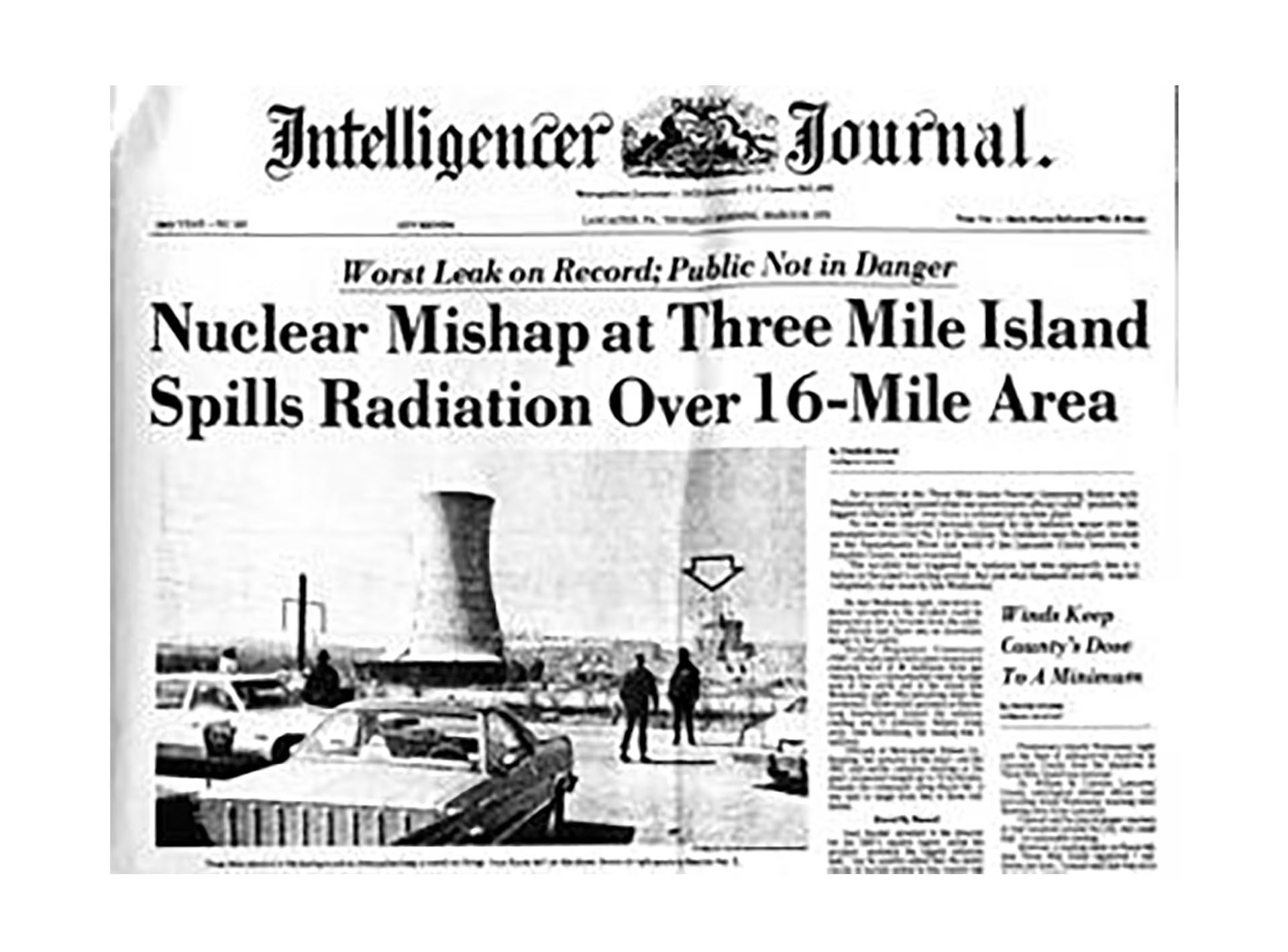 El accidente radioactivo en la prensa