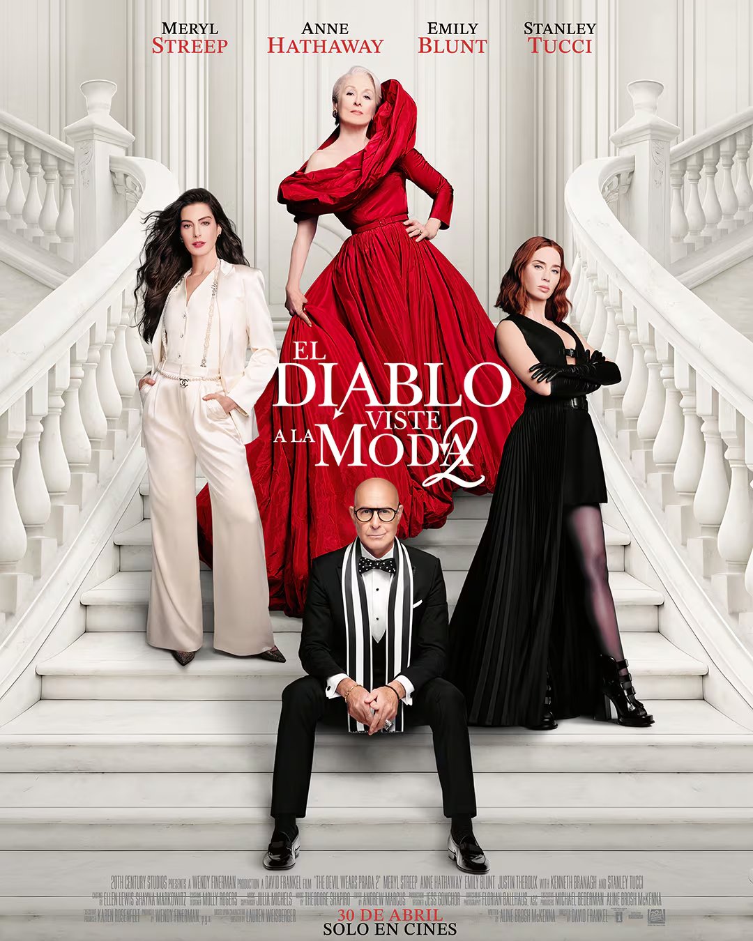 Nuevo póster oficial de 'El diablo viste a la moda'. Foto: X/@20thcenturyla.