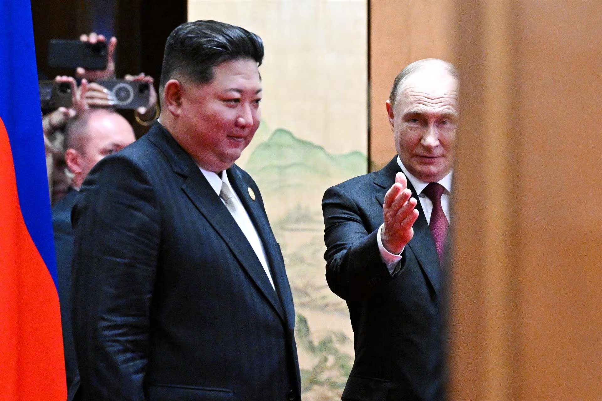 Kim Jong-un mantiene una estrecha relación con el presidente ruso, Vladimir Putin (Europa Press)