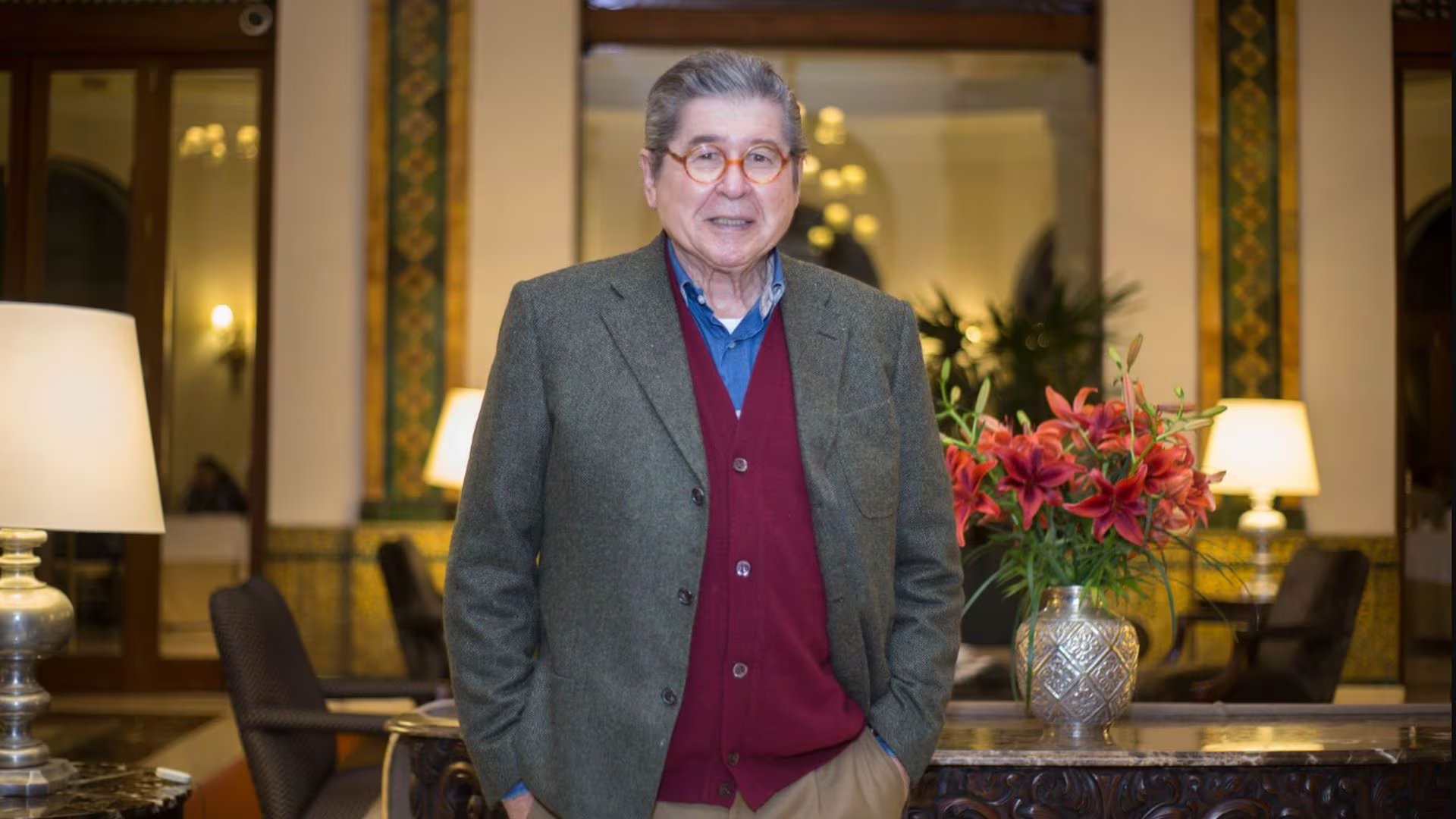 El escritor peruano Alfredo Bryce Echenique, humor y reflexión. . (Andina)