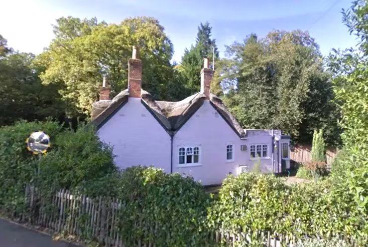 Imagen de la vivienda East Lodge que tenía alquilada el príncipe Andrés. (Google Maps)