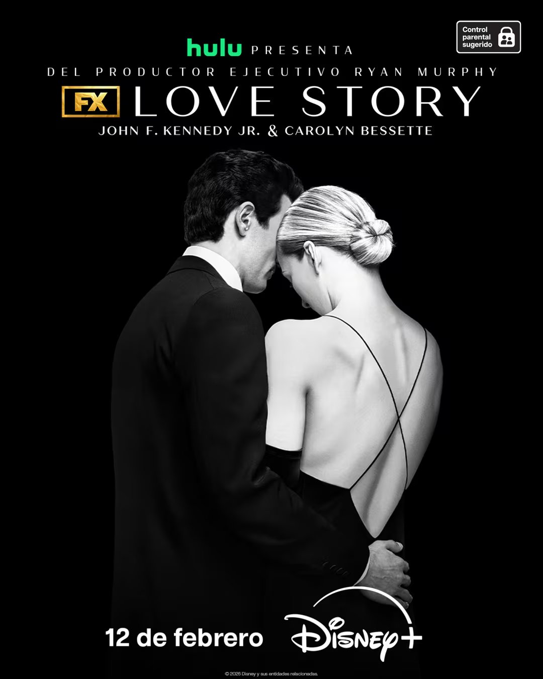 Love Story: John F. Kennedy Jr. y Carolyn Bessette rompe récord con más de 25 millones de horas vistas en Disney+.(Disney+)