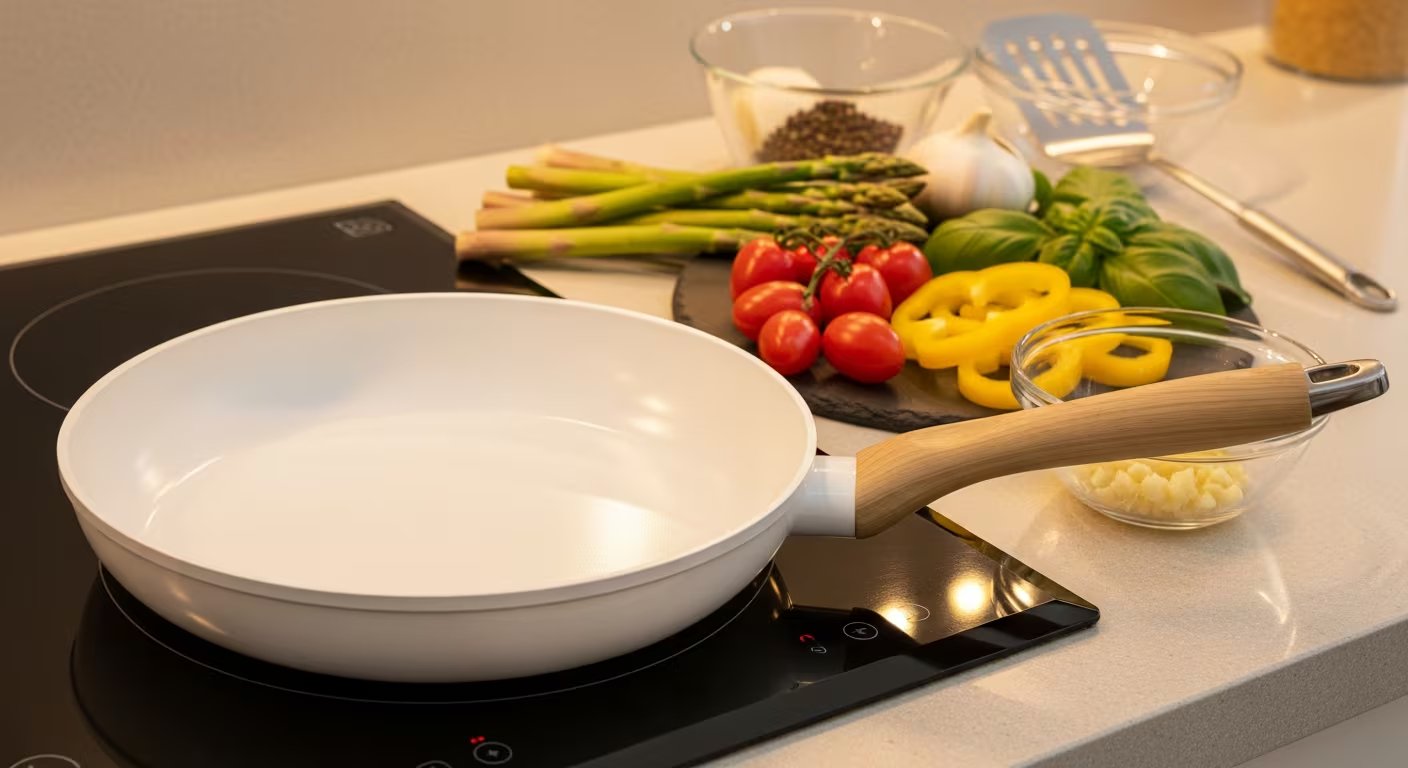 Alternativas como hierro, acero inoxidable, cerámica o porcelana son recomendadas como opciones libres de PFAS para utensilios de cocina (Imagen Ilustrativa Infobae)