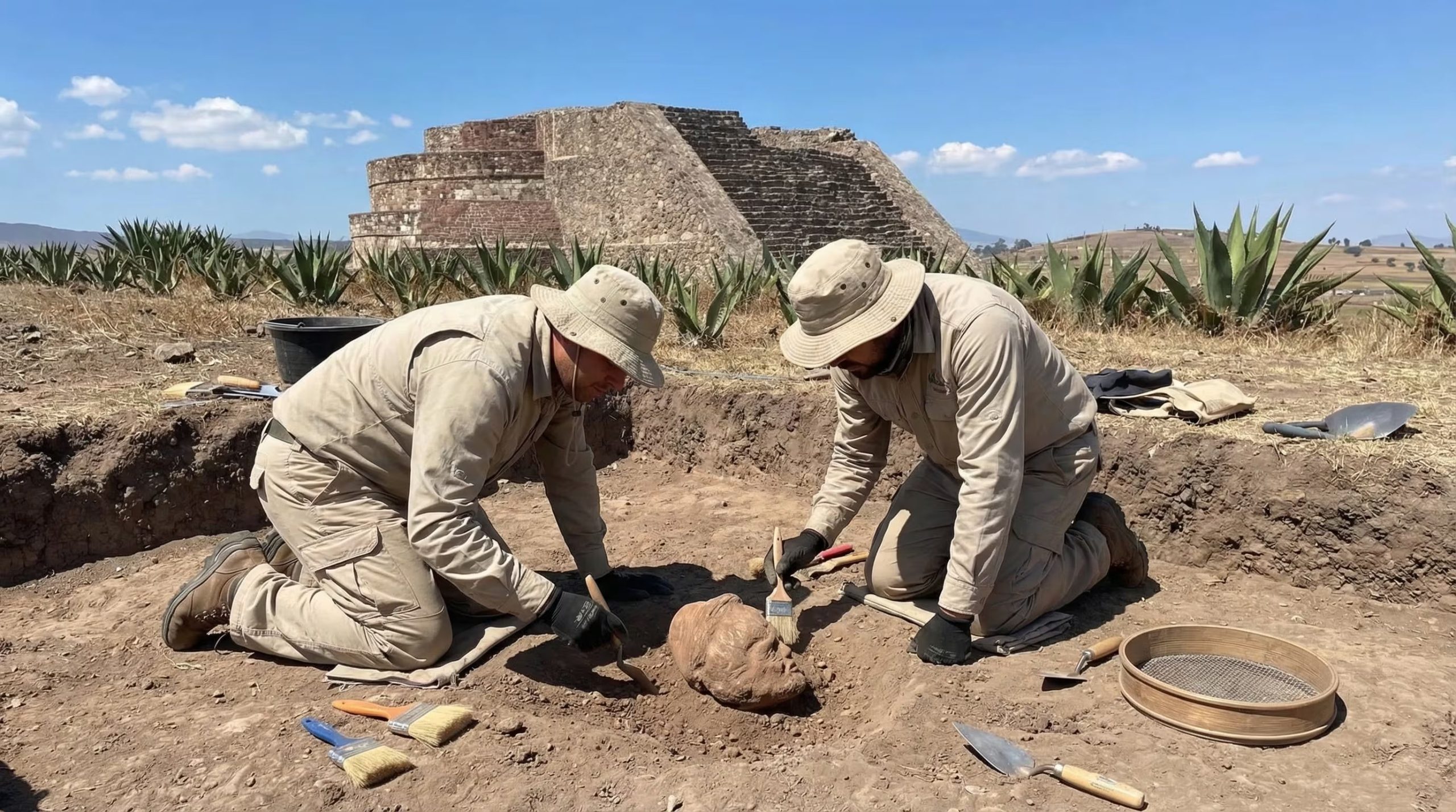 Análisis de datación por termoluminiscencia sitúan la fabricación de la cabeza romana entre los siglos IX a.C. y XIII d.C., anterior al contacto español - (Imagen Ilustrativa Infobae)