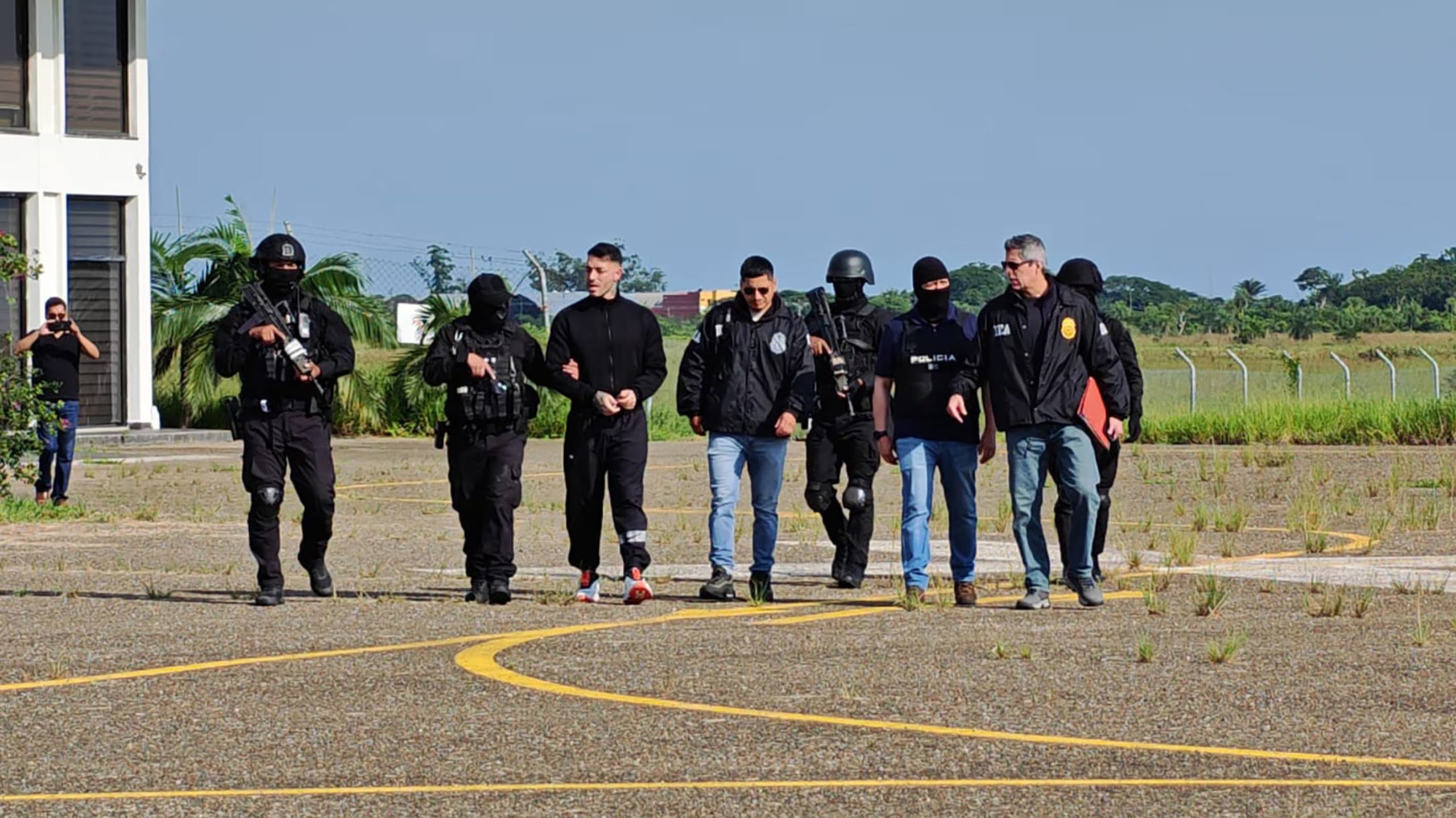 Sebastian Marset capturado en Bolivia (SENAD) / AFP) 