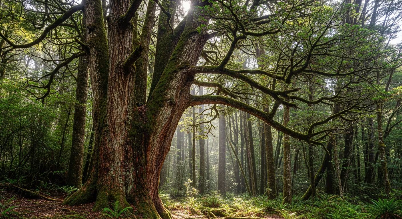 Los hongos micorrízicos asociados a los alerces transportan cerca de mil millones de toneladas de carbono al año a los suelos del planeta (Imagen Ilustrativa Infobae)