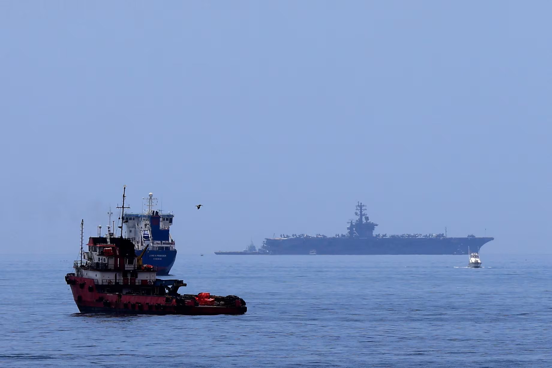 Southern Seas 2026 consolida la colaboración entre fuerzas navales de Norteamérica, Centroamérica y Suramérica en respuesta a amenazas comunes. (EFE/ Bienvenido Velasco)
