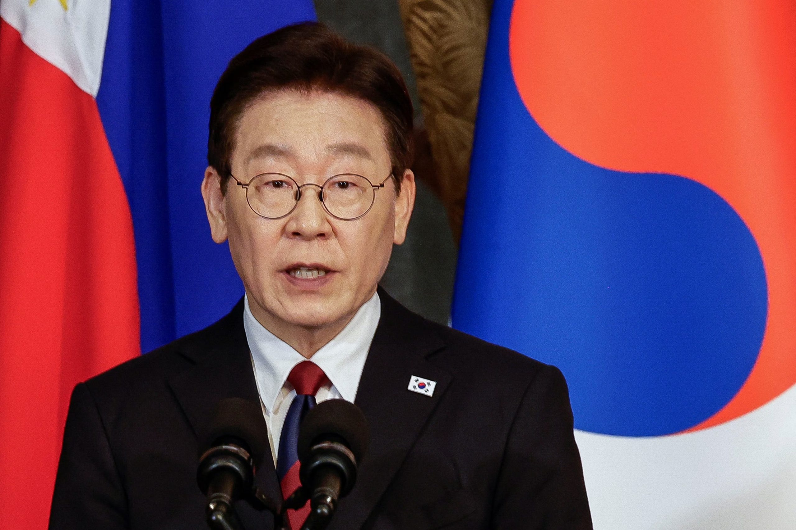 El presidente de Corea del Sur, Lee Jae Myung. Rolex Dela Pena/Pool vía REUTERS