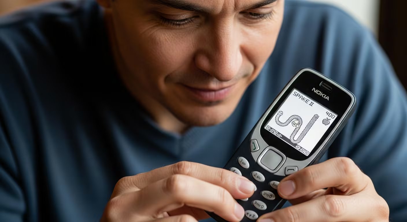 El Nokia 1100 era compatible con juegos como Snake II. (Imagen Ilustrativa Infobae)