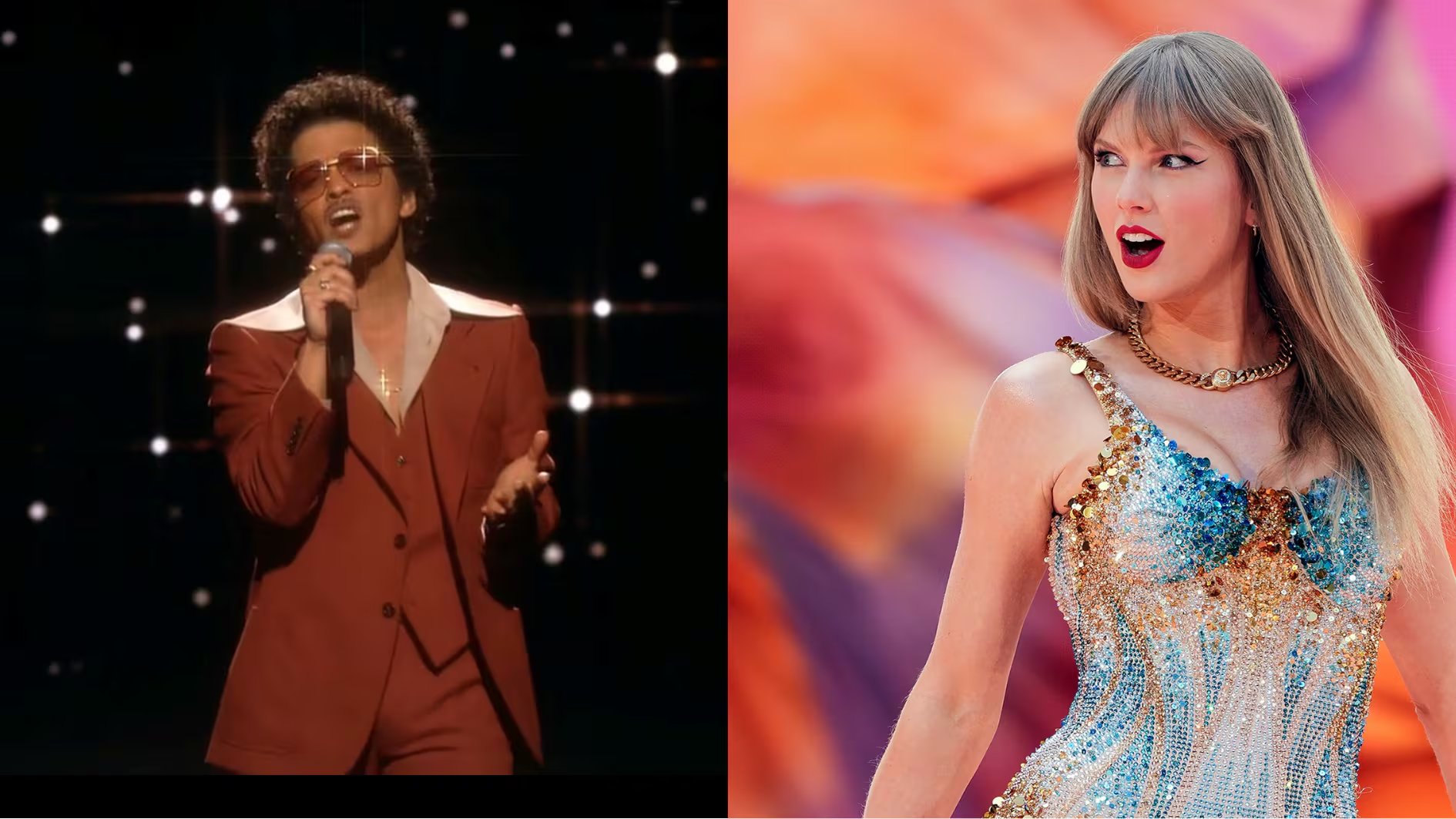 Taylor Swift se posicionó como la artista más vendida del mundo por cuarto año consecutivo, mientras que ROSÉ y Bruno Mars encabezaron los sencillos (Imagen Ilustrativa Infobae)