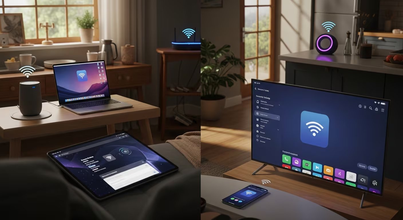 Desconectar aparatos que no sean esenciales y priorizar el televisor en la configuración del router libera ancho de banda y reduce cortes. (Imagen Ilustrativa Infobae)
