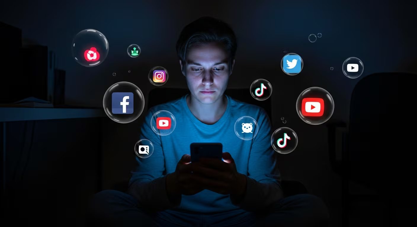 Instagram y TikTok, plataformas orientadas al contenido visual, se asocian con mayores problemas de salud mental en jóvenes, según el Wellbeing Research Centre (Imagen Ilustrativa Infobae)