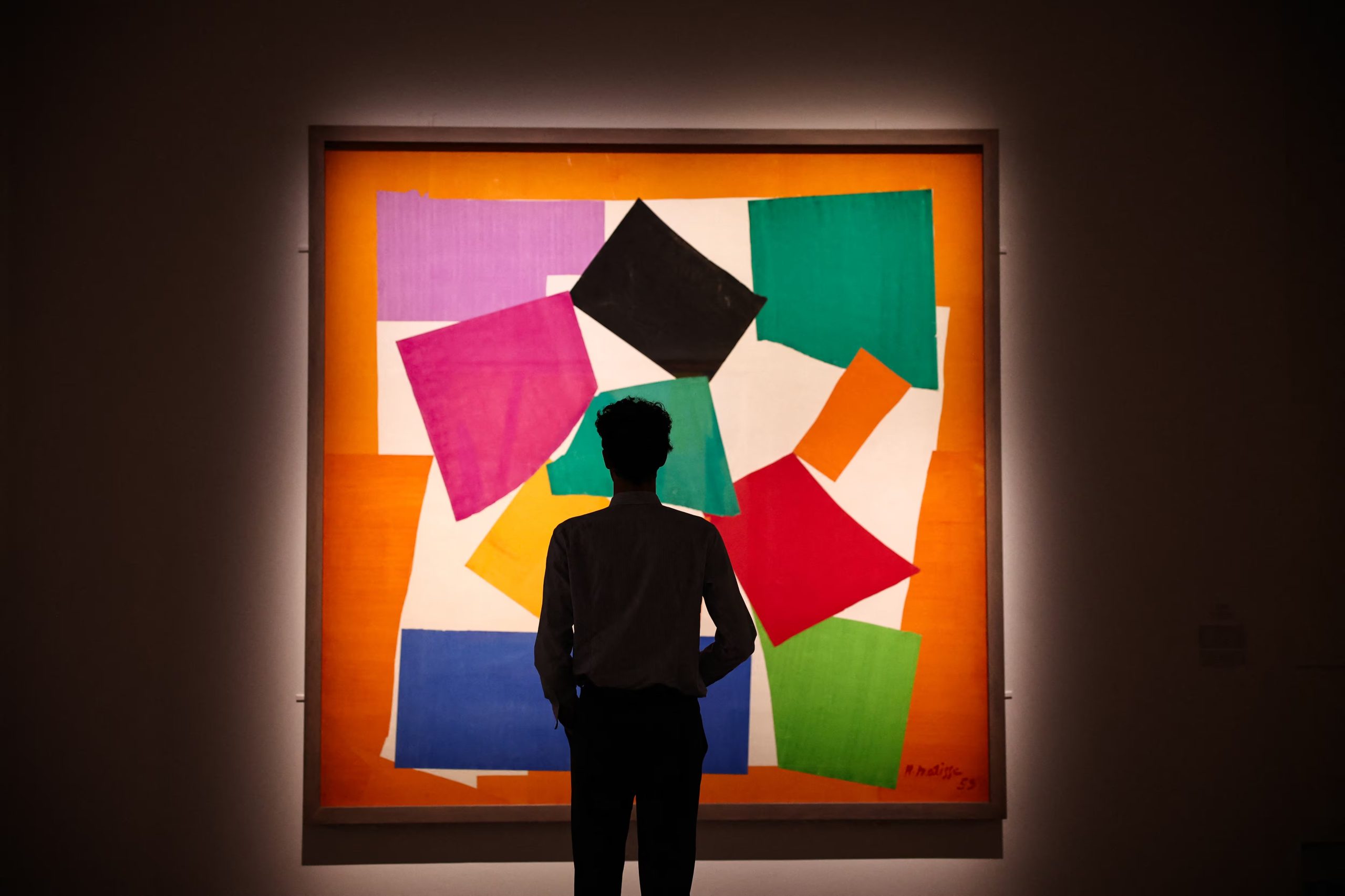 Contrario a lo que se cree, Matisse pintó 75 cuadros entre 1941 y 1954, desmintiendo el abandono de la pintura en su vejez