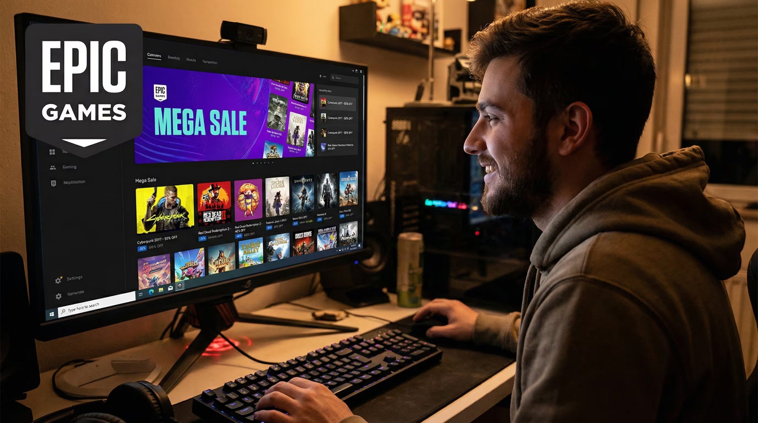 Cada semana, Epic Games Store renueva su selección de juegos gratuitos. (Imagen Ilustrativa Infobae)
