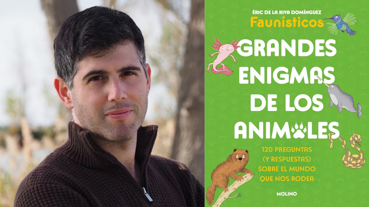 El biólogo Éric de la Riva (Faunísticos) publica su libro 'Grandes enigmas de los animales' el 26 de marzo. (Cedidas)