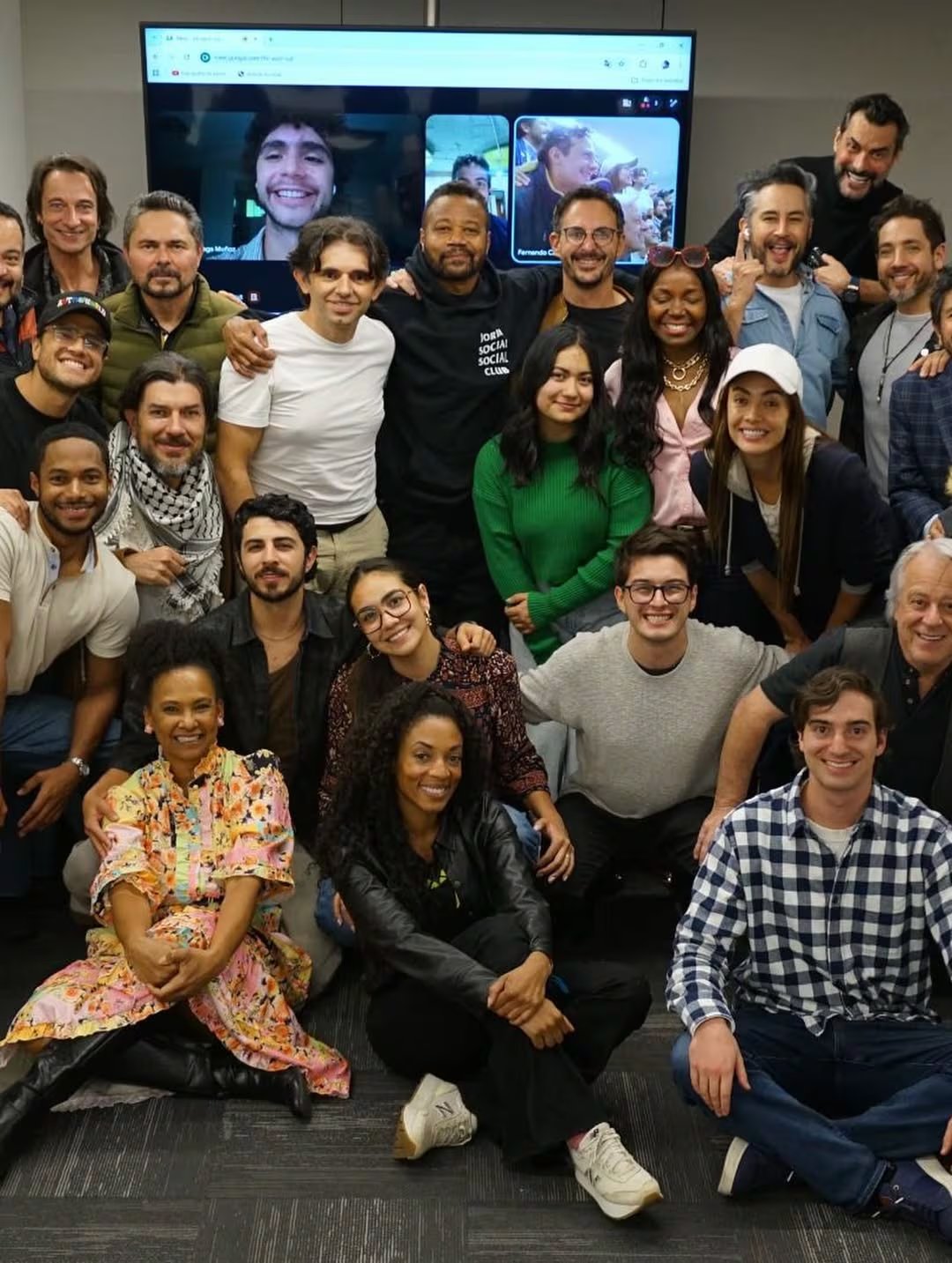 La publicación de Nina reveló a algunos actores y personalidades que están involucrados con la producción y elenco del la película del almirante Padilla - crédito @ninacaicedo/ Instagram