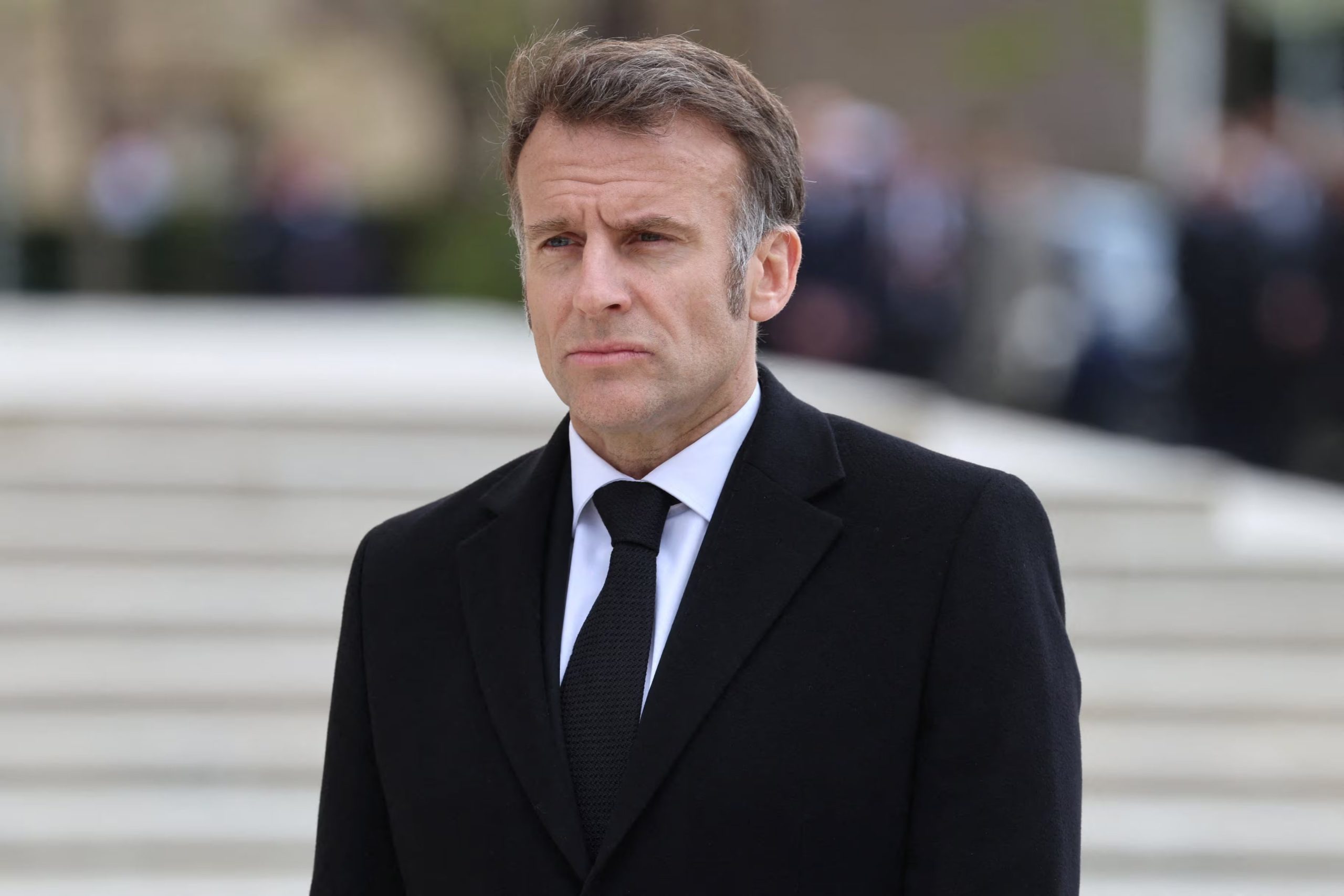 El presidente Emmanuel Macron sugirió establecer un marco bajo la ONU para cualquier acción en la zona tras el fin de la guerra (Ludovic Marin/REUTERS)