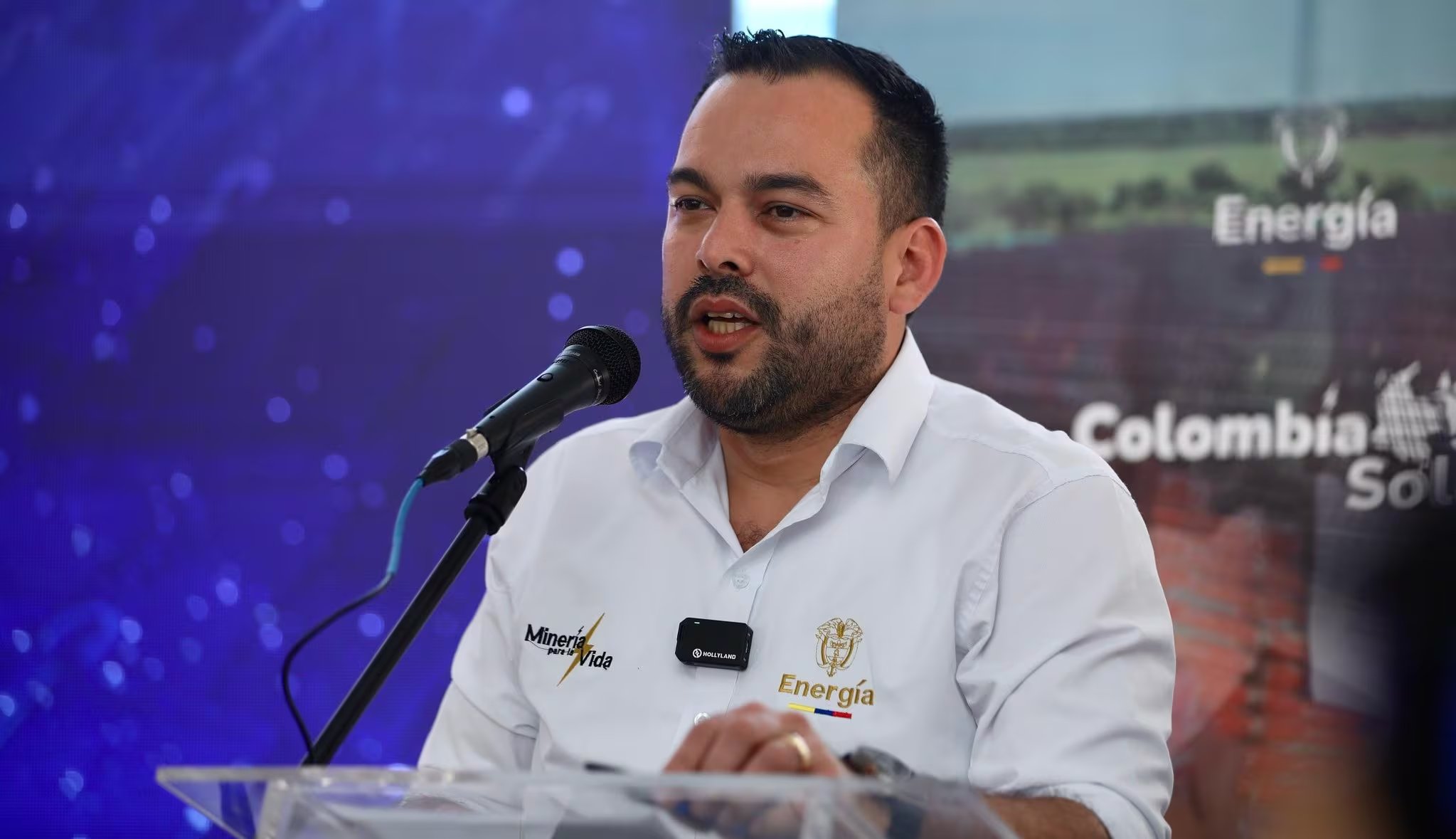 El ministro Edwin Palma Egea anunció que el Gobierno sostendrá una reunión con EE. UU. para hablar sobre sanciones a Venezuela. - crédito @MinEnergiaCo/X