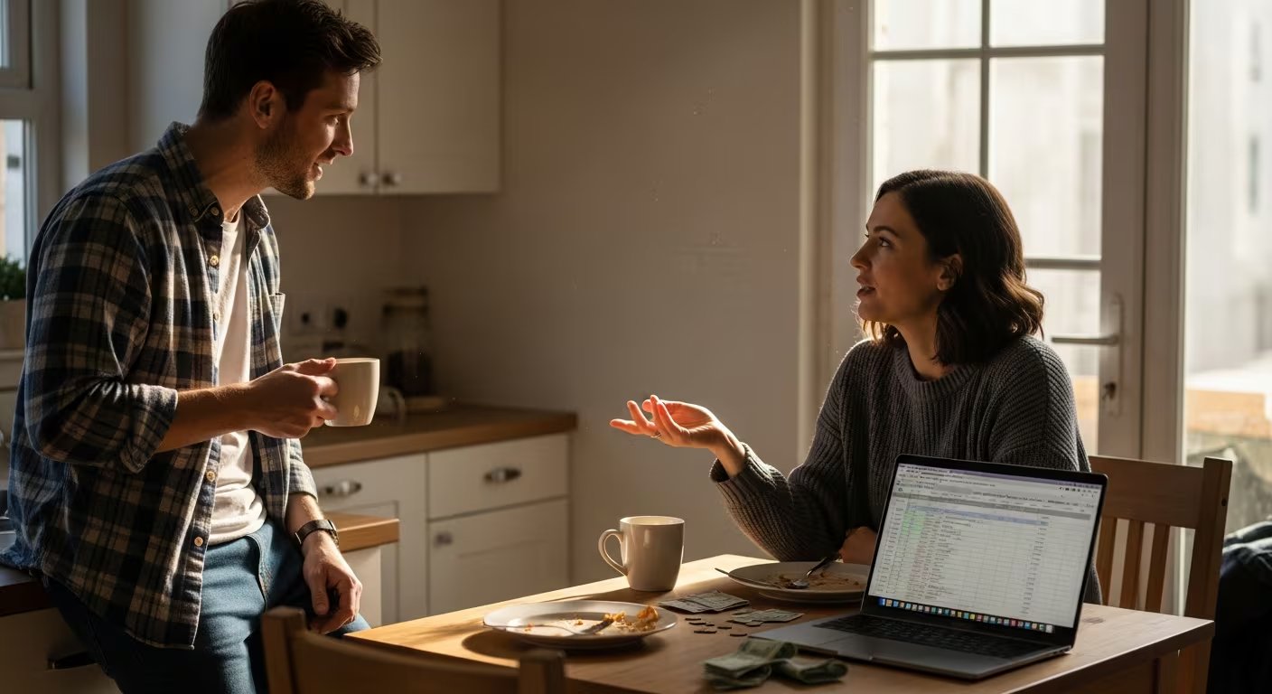 La discusión abierta sobre dinero transforma el miedo a compartir errores en una oportunidad para el crecimiento personal y financiero (Imagen Ilustrativa Infobae)