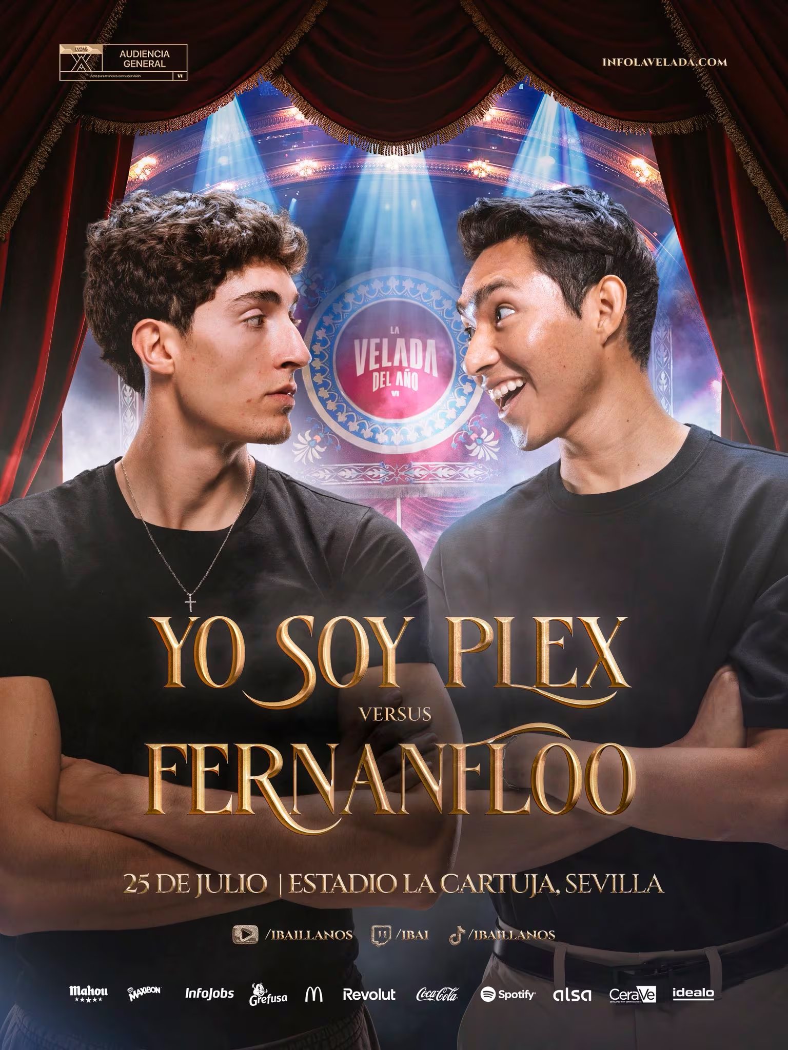 Plex vs Fernanfloo en la Velada del Año VI (Ibai)