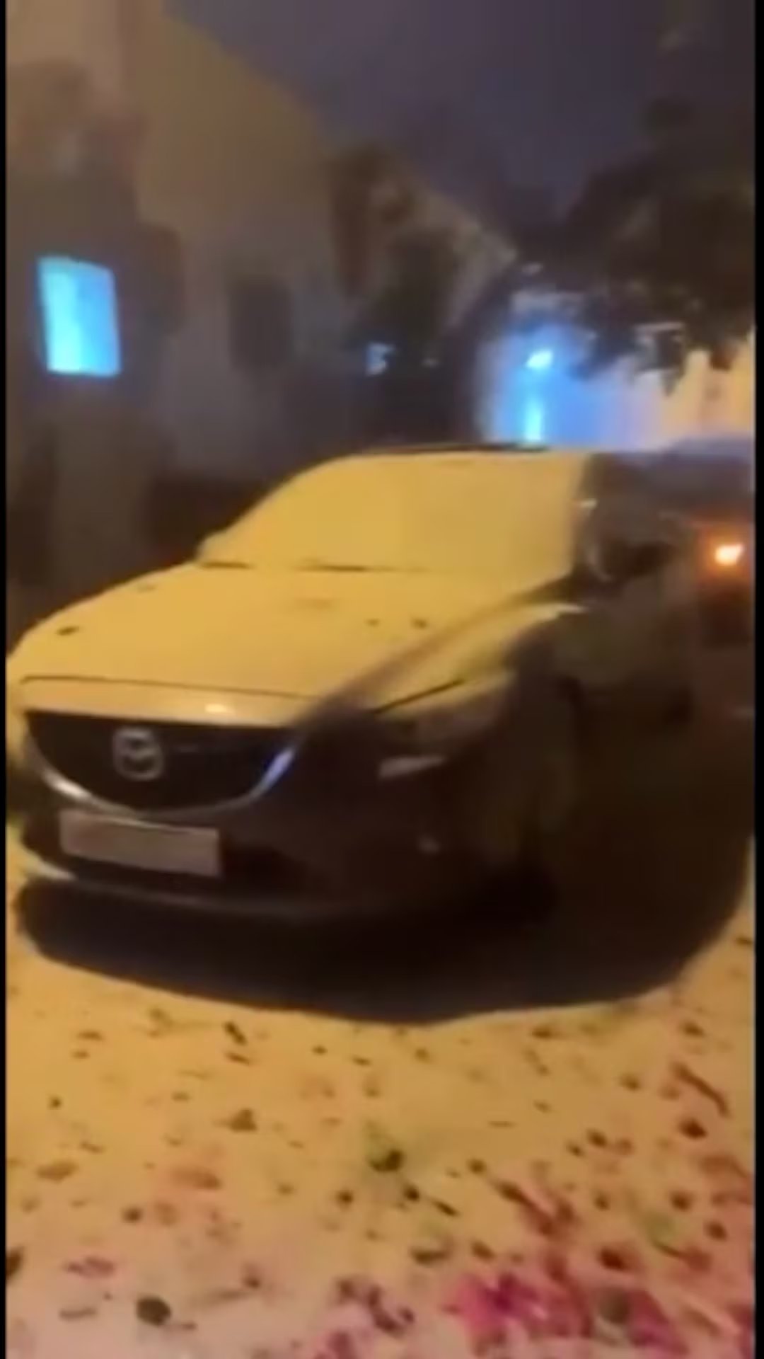 El impacto de los misiles iraníes también causó daños en zonas residenciales