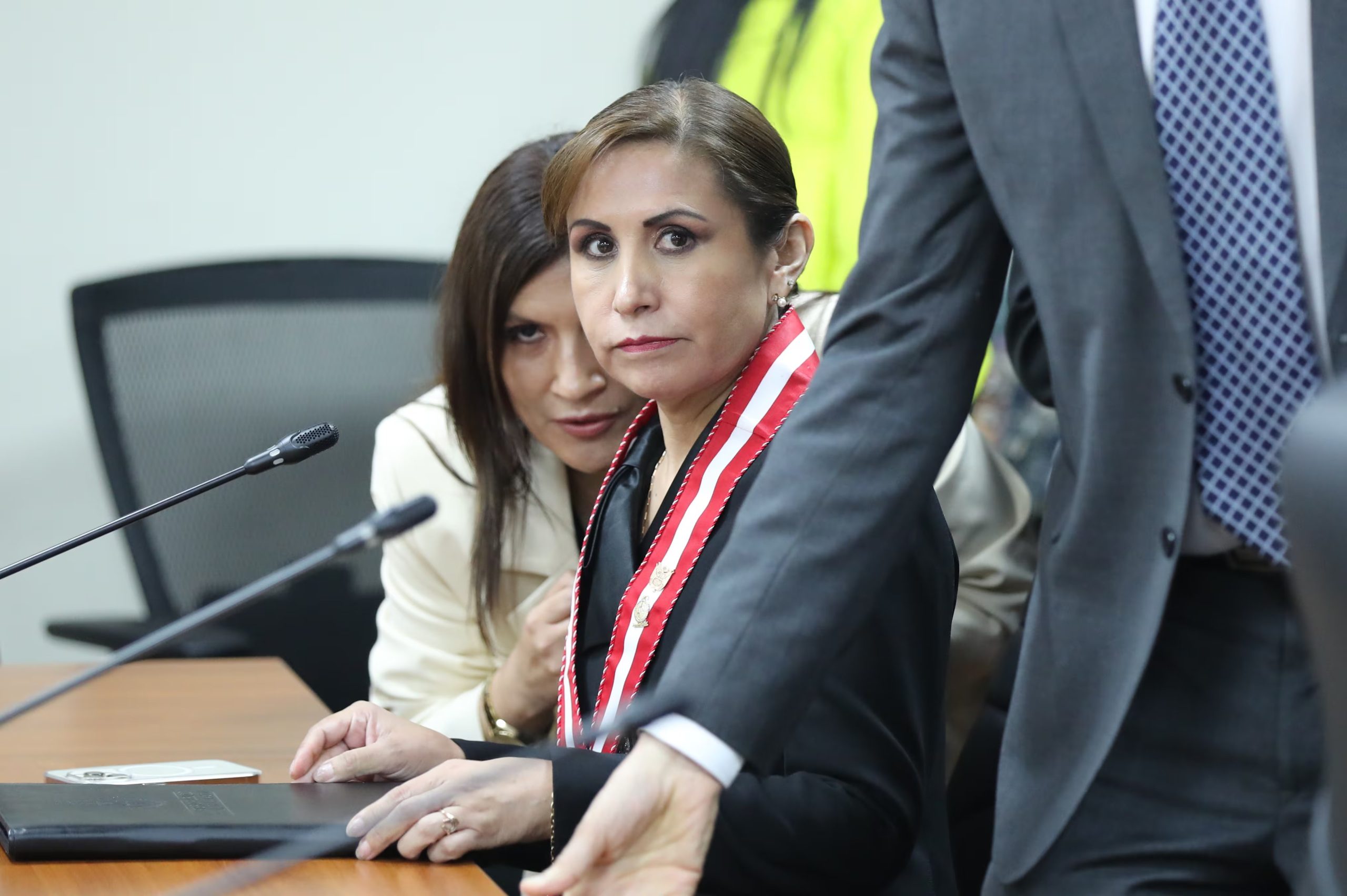 Patricia Benavides fue destituida por la anterior JNJ, pero los nuevos consejeros dejaron sin efecto esta sanción. EFE/ Paolo Aguilar
