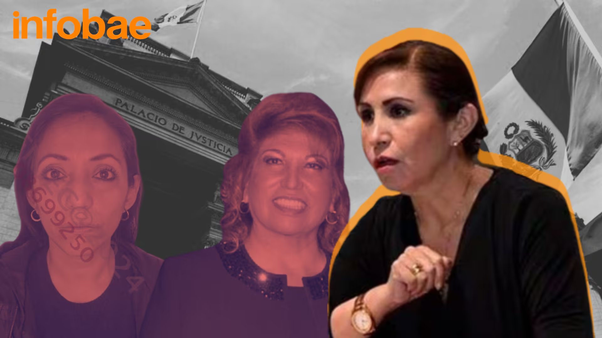 Según Jaime Villanueva, Enma Benavides habría intercedido ante María Vidal para que esta a su vez interceda ante Jaqueline Tarrillo para que falle a favor de Patricia Benavides. Composición Infobae.