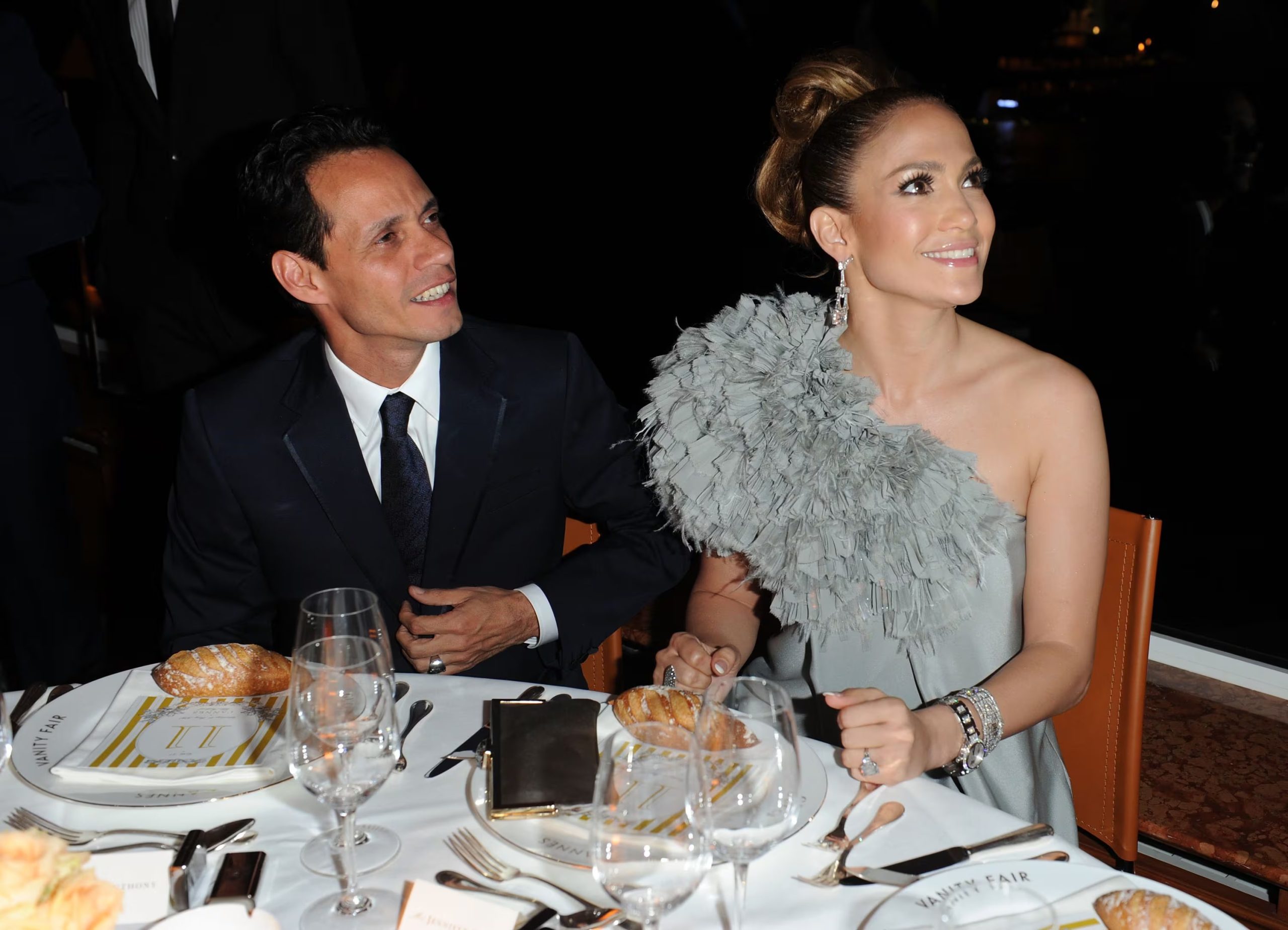 Jennifer Lopez admitió que Marc Anthony la ayudó a mejorar su confianza. (Daniele Venturelli/WireImage)