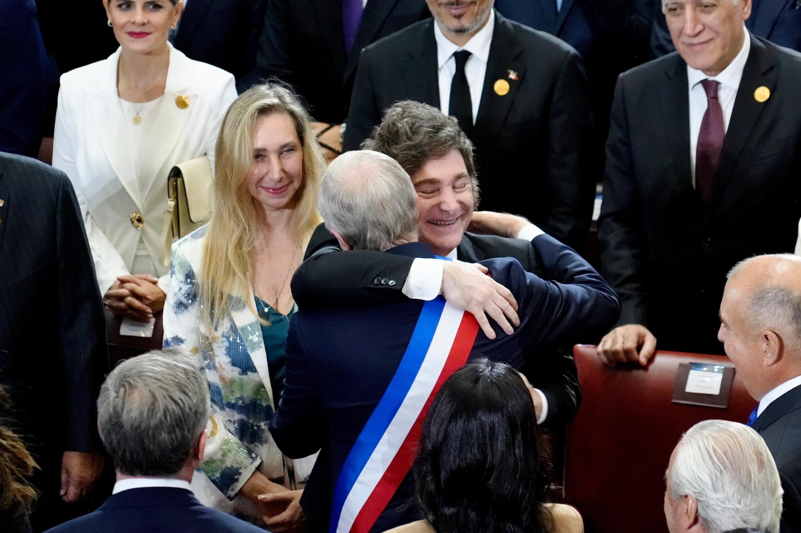 Javier Milei, participó de la ceremonia de asunción del presidente de la República de Chile, José Antonio Kast,
