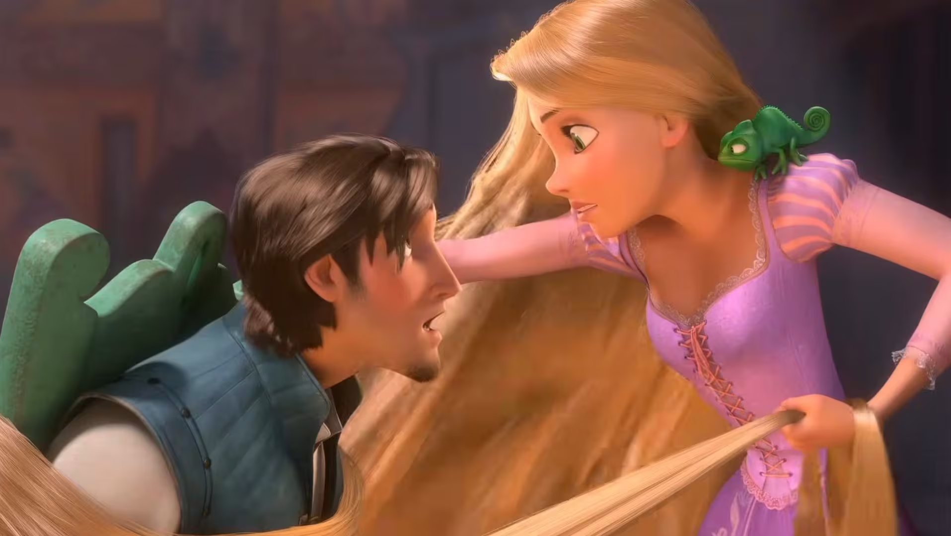 Captura del tráiler oficial de Enredados (Disney)