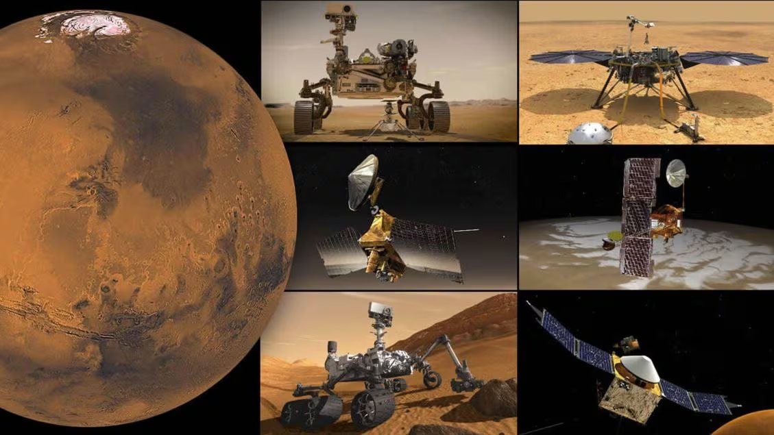 Las futuras misiones a Marte incluirán un orbitador de comunicaciones y el rover Rosalind Franklin de la Agencia Espacial Europea (NASA)
