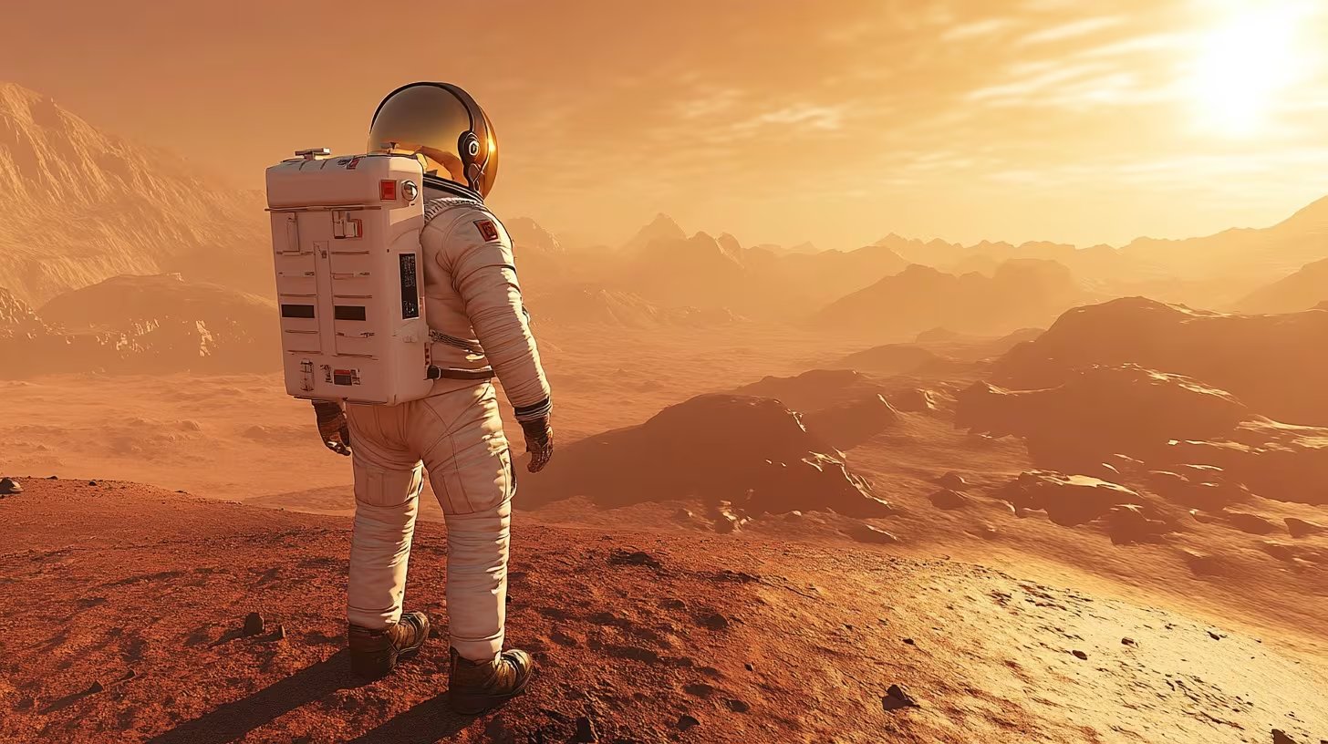 La NASA busca crear una base lunar con energía nuclear y desarrollar tecnología clave para la exploración de Marte (Imagen Ilustrativa Infobae)