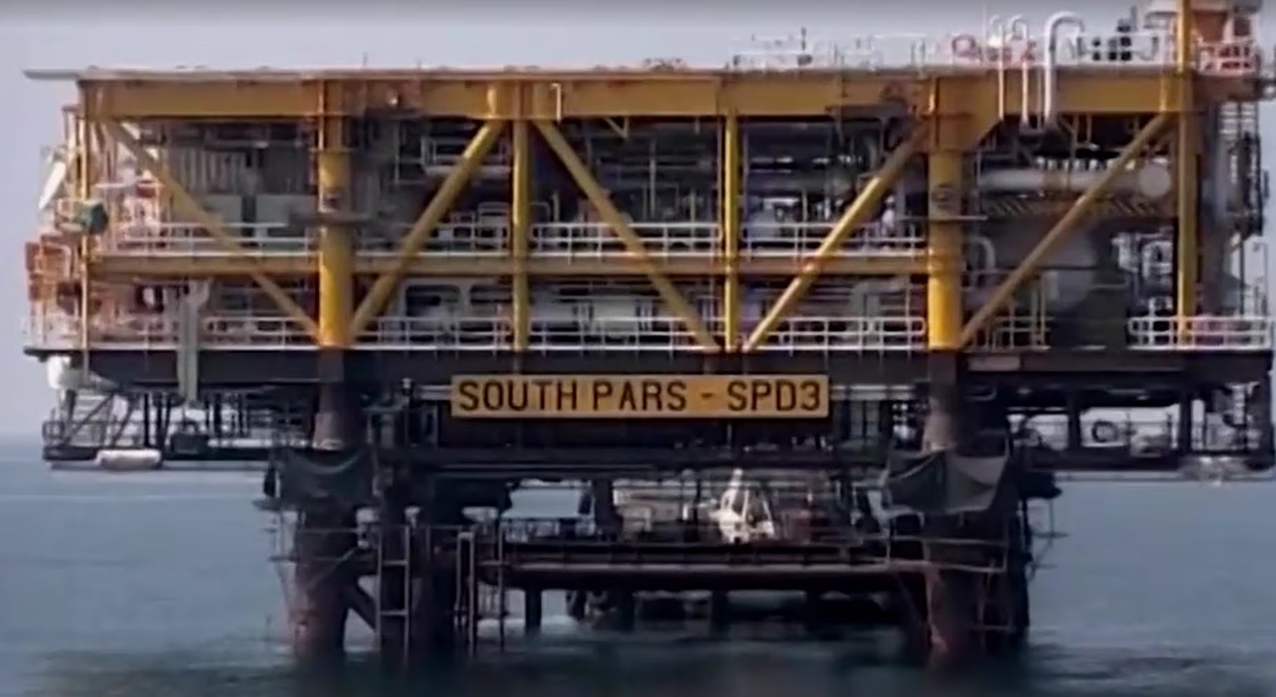 Planta de gas iraní South Pars (Reuters/captura de video)