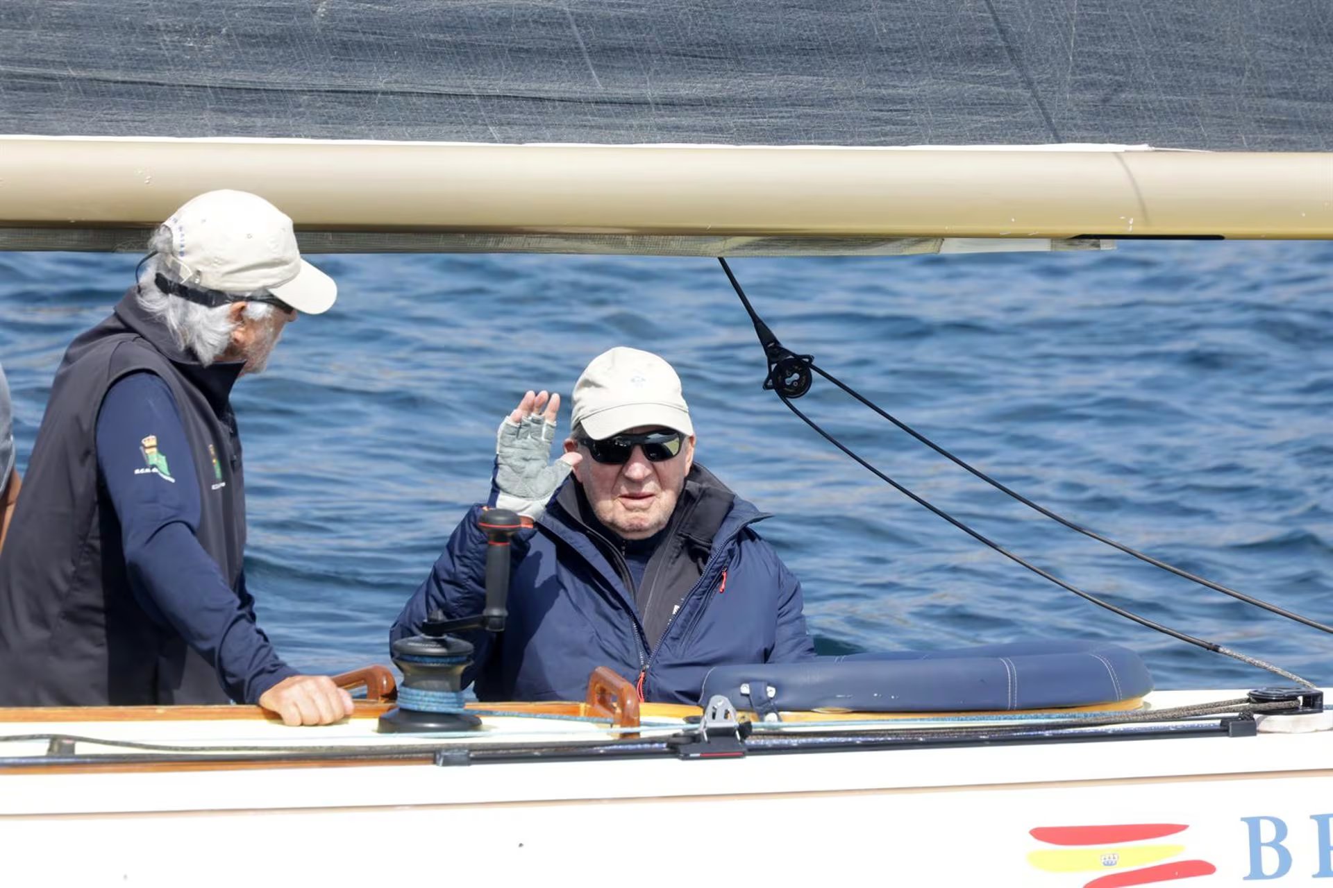 El rey Juan Carlos I en Sanxenxo (Europa Press)