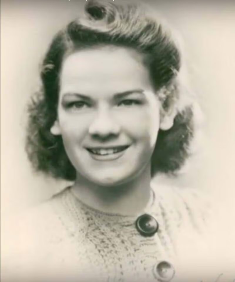 La historia de Evelyn McHale se reconstruyó a partir de datos dispersos. Nació en California, en una familia numerosa. Los McHale eran nueve hermanos