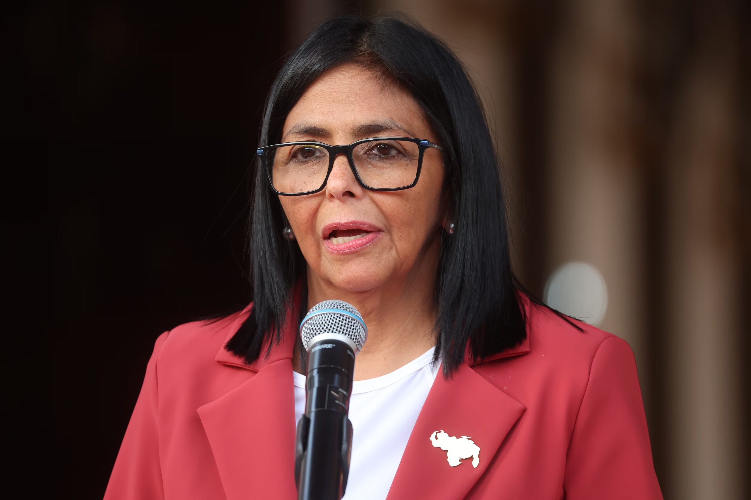 Delcy Rodríguez impulsó la ley de amnistía que permitió varias excarcelaciones en Venezuela (EFE)