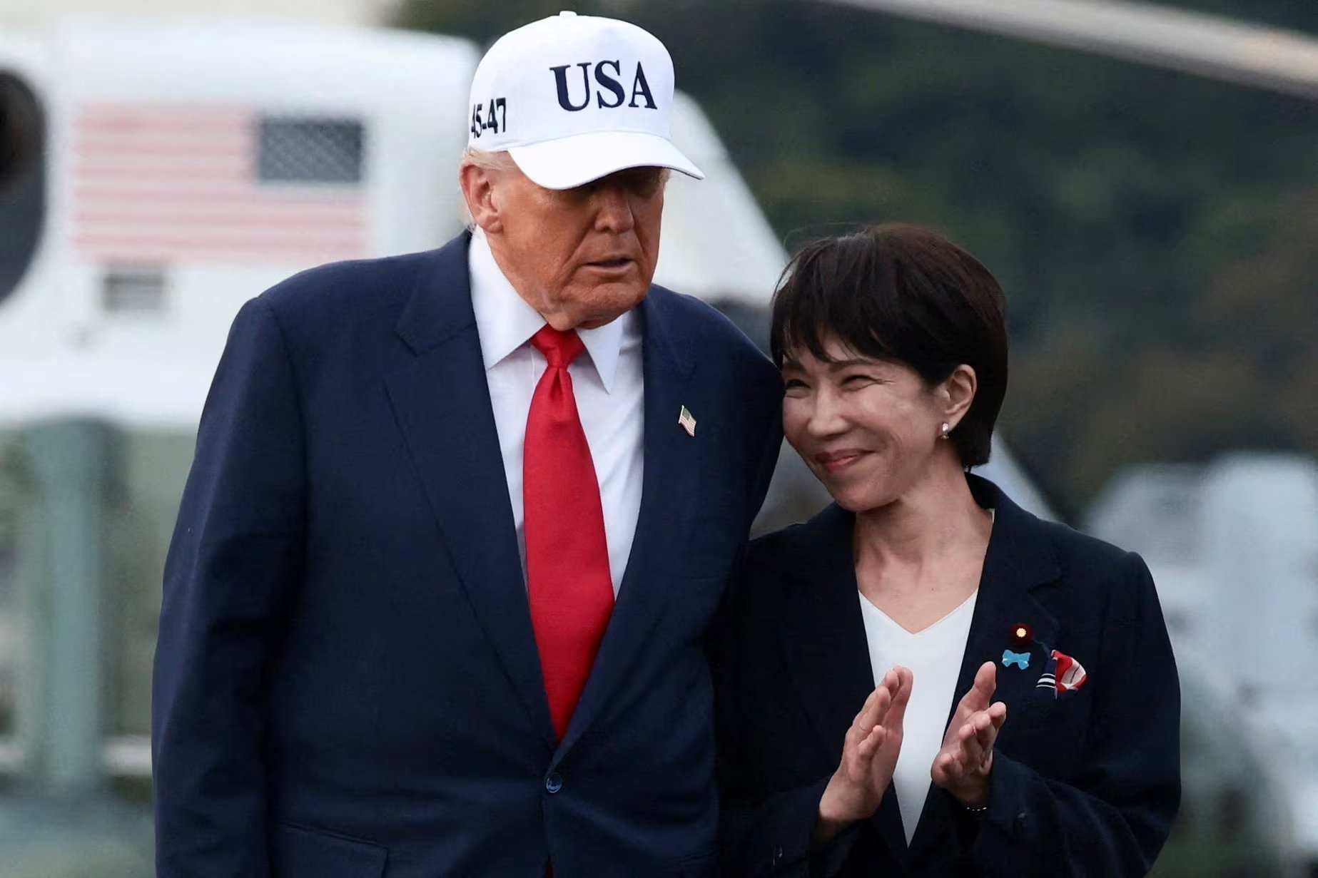 La relación personal entre Takaichi y Trump había sido positiva hasta ahora (REUTERS)
