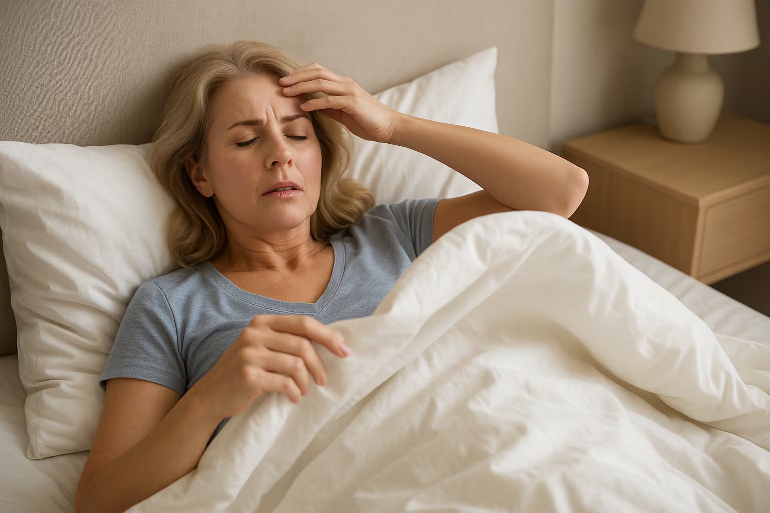 El síndrome genitourinario de la menopausia incluye dispareunia, disuria, irritación y mayor riesgo de infecciones urinarias (Imagen Ilustrativa Infobae)