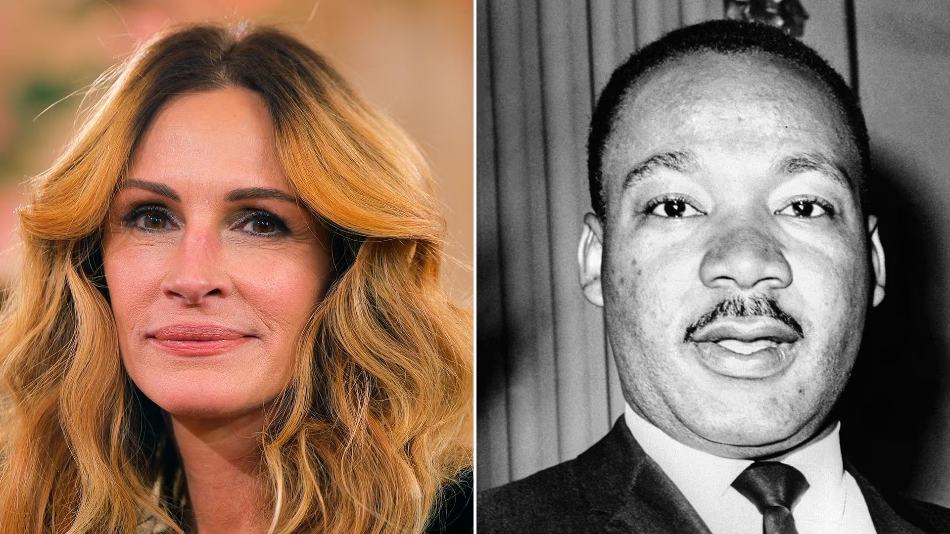 Julia Roberts nació en Atlanta el mismo día que Martin Luther King Jr. y Coretta Scott King pagaron la cuenta de su hospital