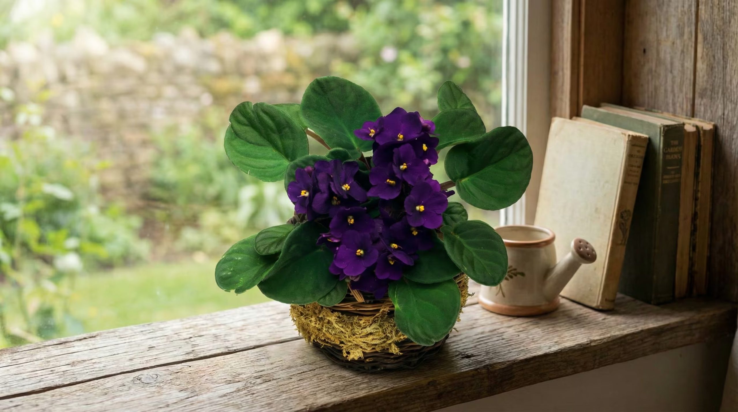 Violeta africana: color y resistencia para interiores La violeta africana destaca por su intenso colorido y su capacidad de florecer varias veces al año, incluso en habitaciones con escasa iluminación. (Imagen Ilustrativa Infobae)