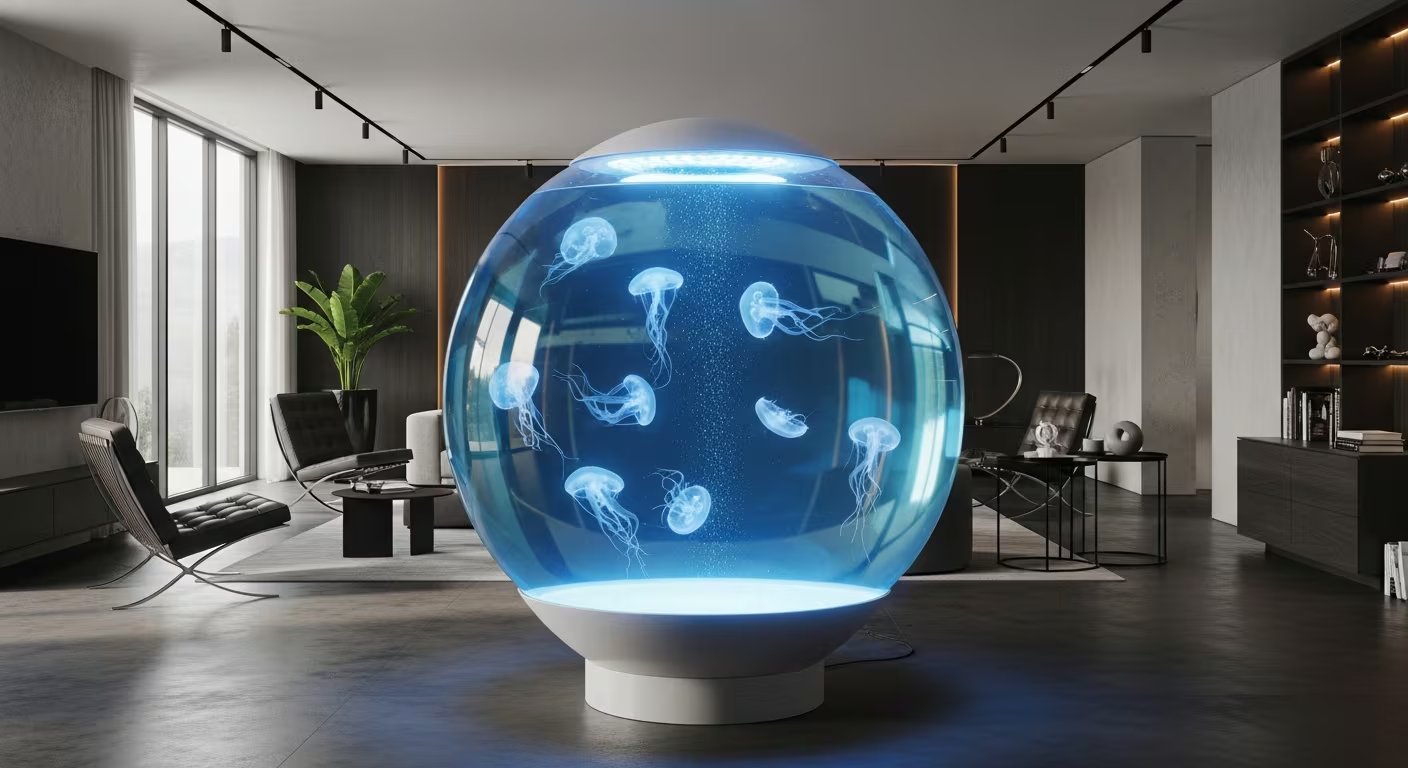 Las empresas Magnificent Aquariums y Infinity Aquarium Design lideran el mercado de acuarios residenciales de lujo en Florida y California. (Imagen Ilustrativa Infobae)