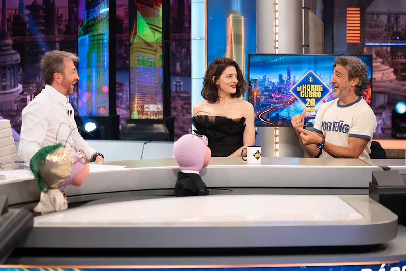 Leonardo Sbaraglia y Bárbara Lennie en 'El Hormiguero' (El Hormiguero)