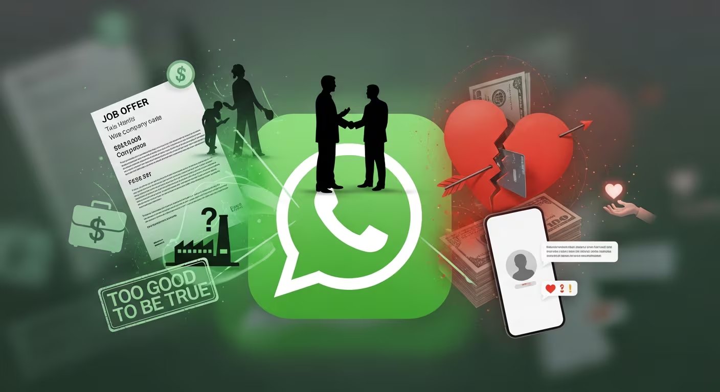 En WhatsApp se difunden varios intentos de fraude que muchas veces simulan ser comunicaciones de fuentes oficiales. (Imagen Ilustrativa Infobae)