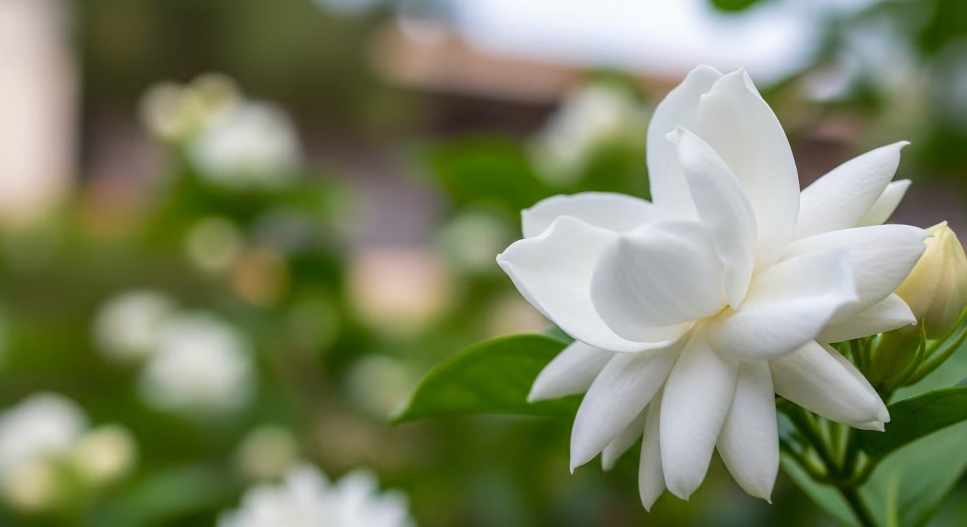 El jazmín común y el jazmín árabe destacan como variedades de rápido crecimiento y floración continua desde la primavera hasta el verano (Imagen Ilustrativa Infobae)