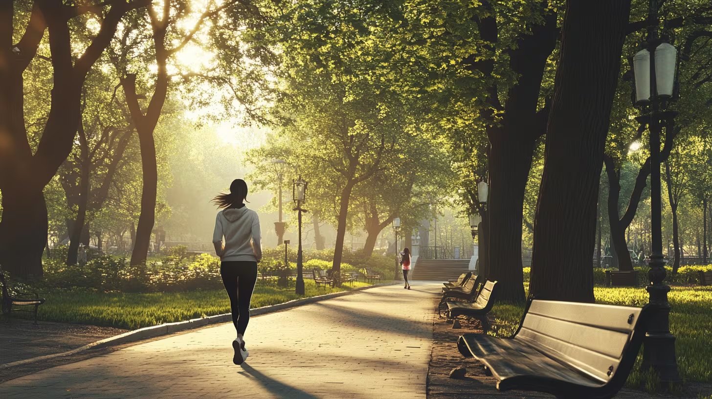 Caminar por la mañana favorece el ritmo circadiano y la calidad del sueño gracias a la exposición a la luz solar (Imagen Ilustrativa Infobae)