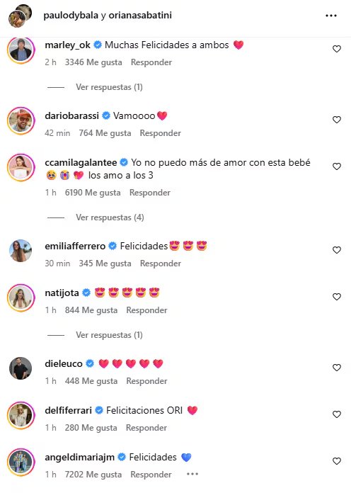 La publicación con la primera imagen de Gia superó el millón y medio de 'me gusta' en minutos, reflejando el impacto en Argentina y el mundo